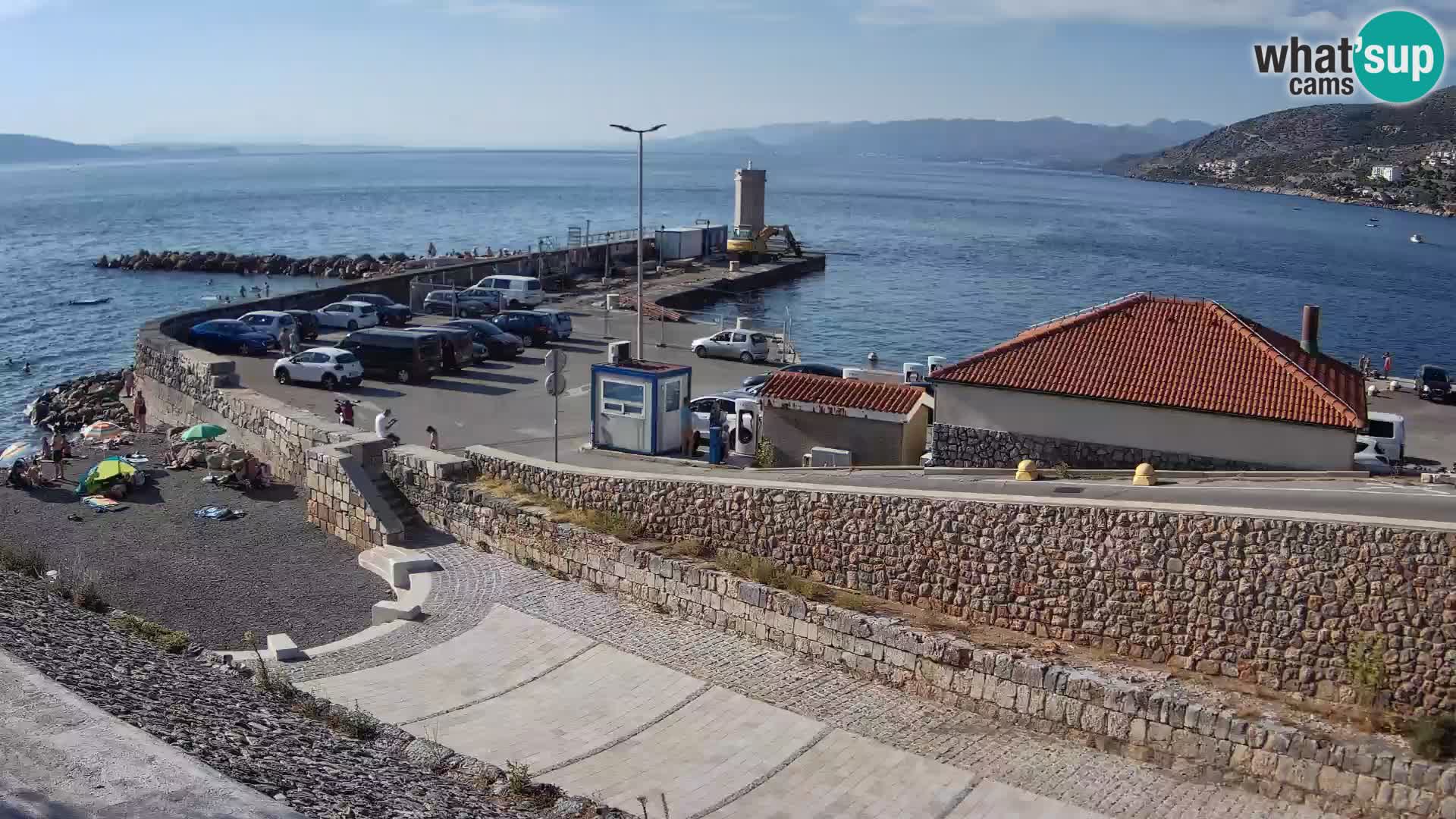 Webcam Porto di Segna – Frangiflutti e Faro in diretta
