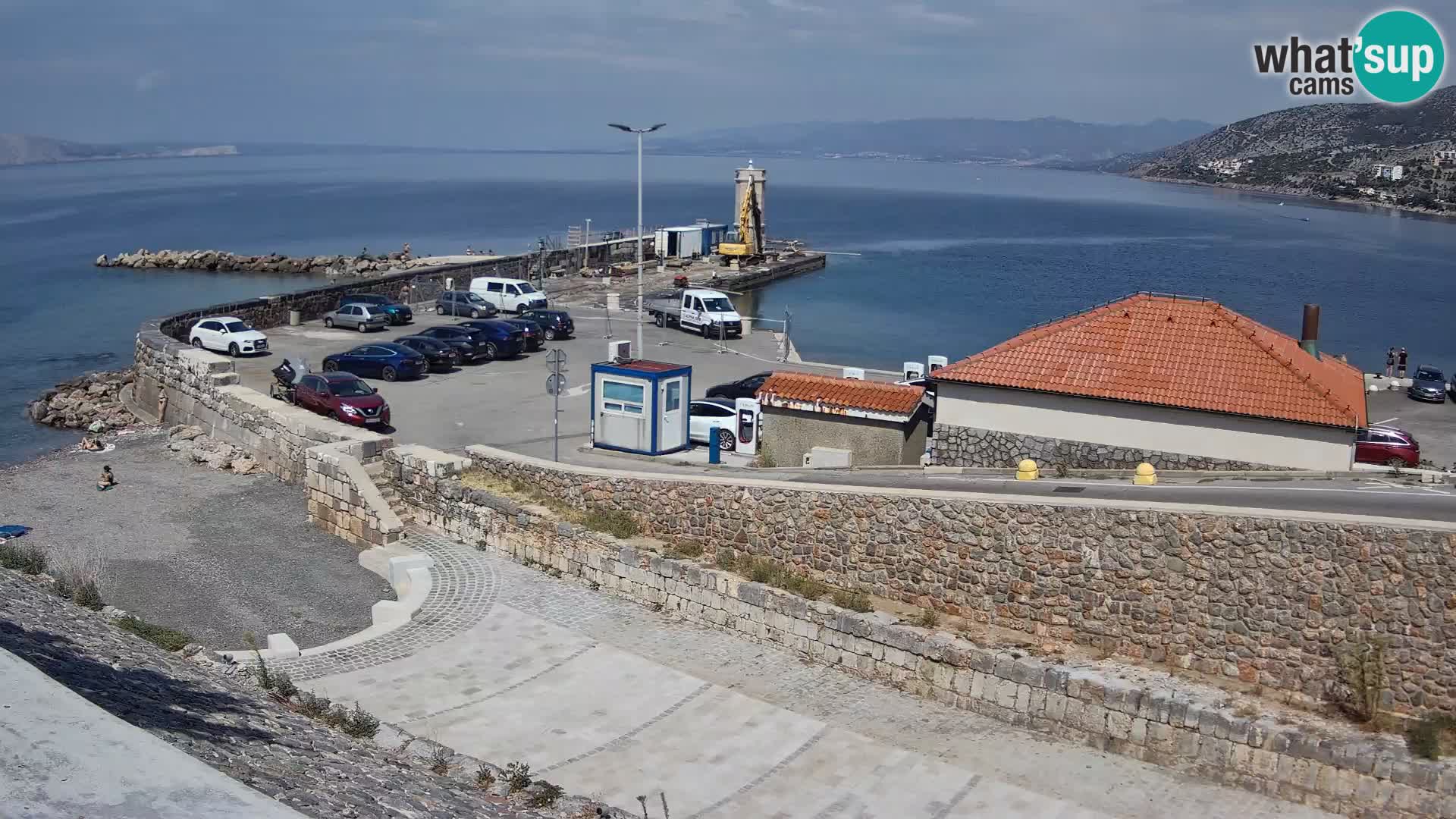 Senj Harbour Webcam – Breakwater & Lighthouse Live View