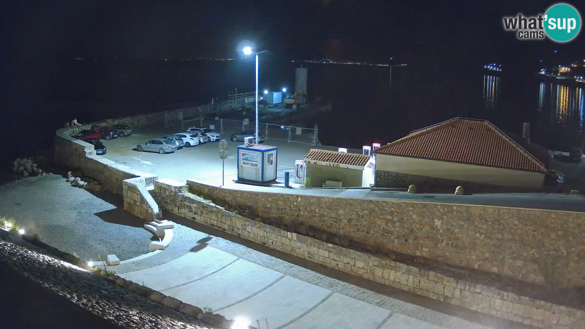 Senj Harbour Webcam – Breakwater & Lighthouse Live View