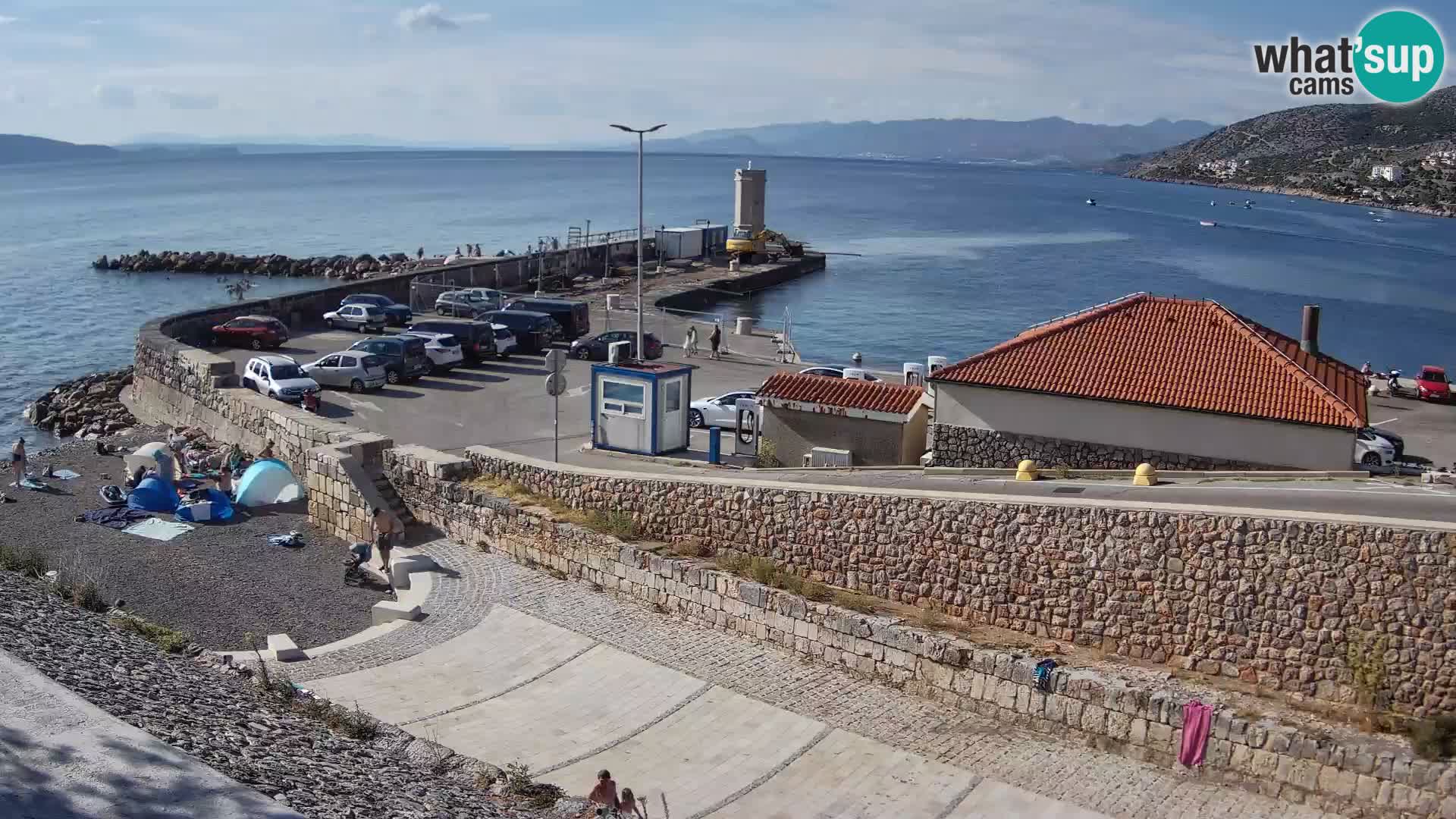 Webcam Porto di Segna – Frangiflutti e Faro in diretta