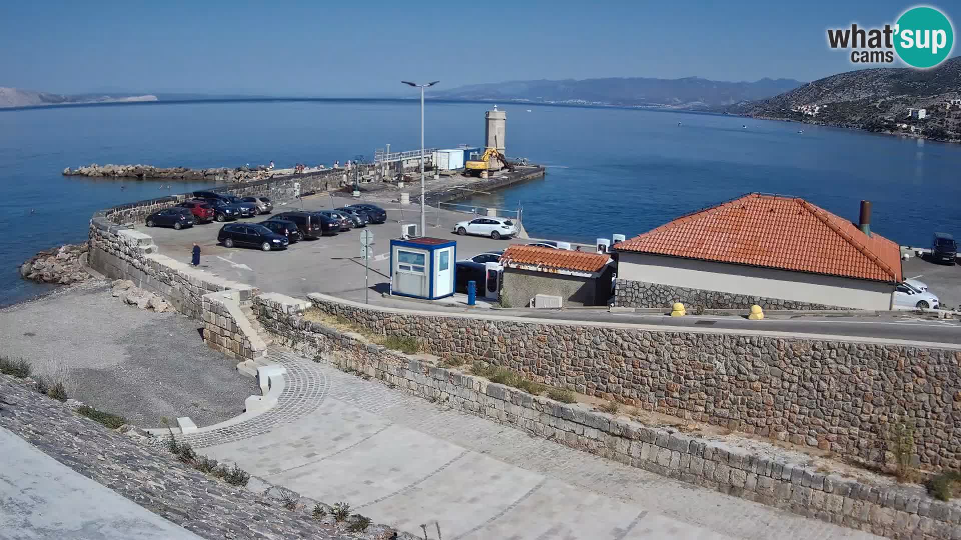 Senj Harbour Webcam – Breakwater & Lighthouse Live View
