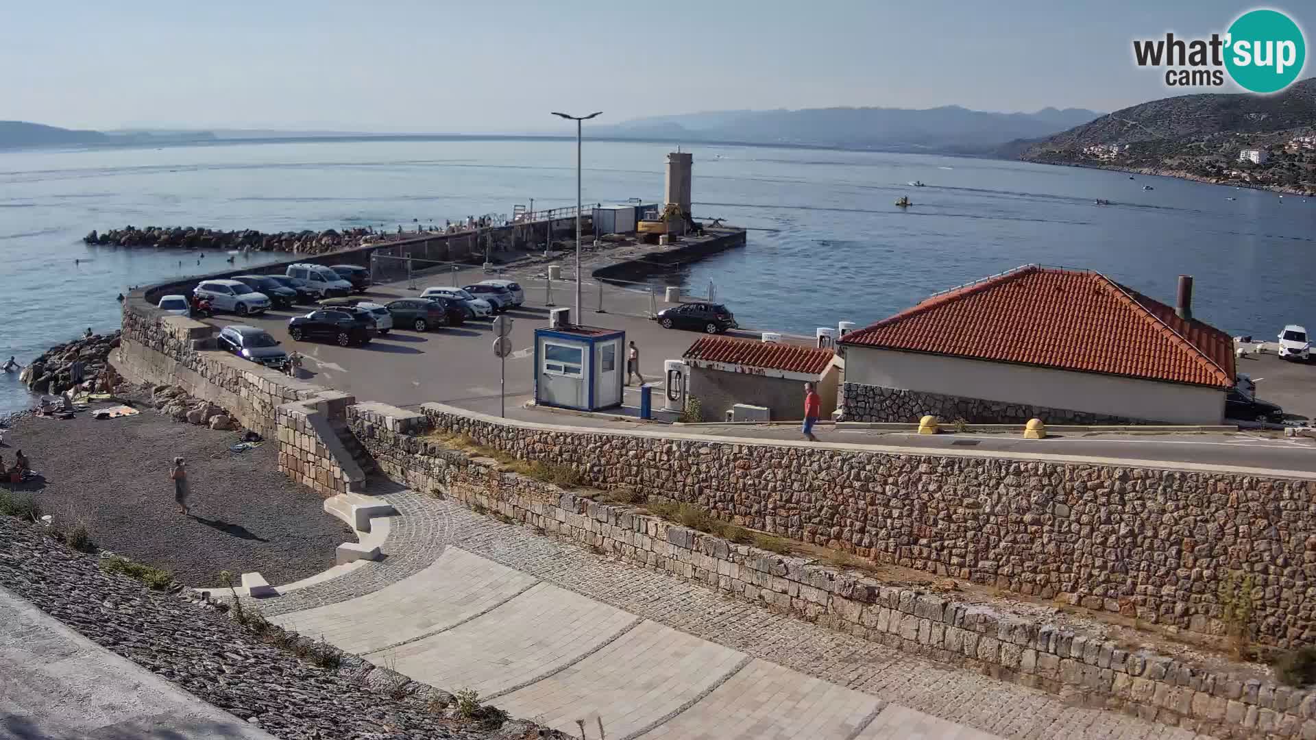 Senj Harbour Webcam – Breakwater & Lighthouse Live View