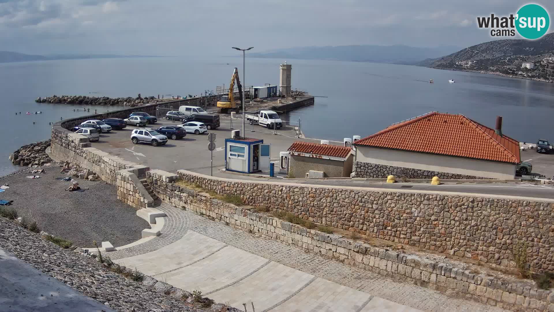 Senj Harbour Webcam – Breakwater & Lighthouse Live View