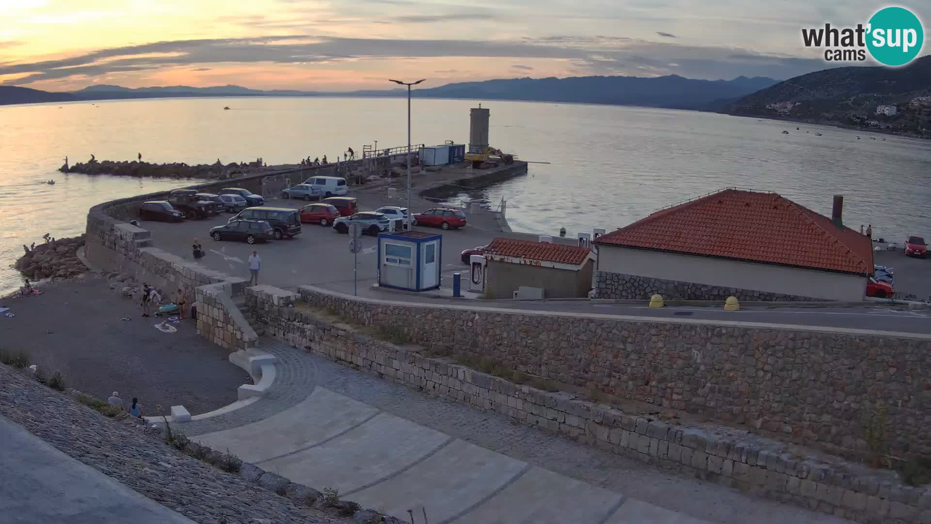 Senj Harbour Webcam – Breakwater & Lighthouse Live View