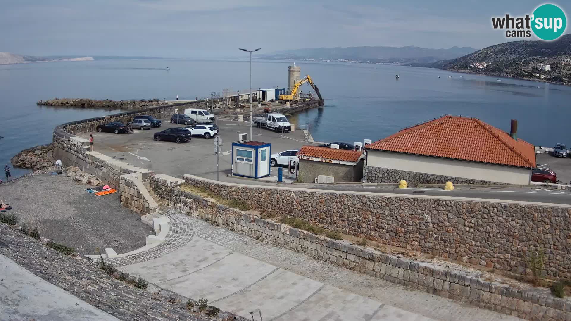 Senj Harbour Webcam – Breakwater & Lighthouse Live View