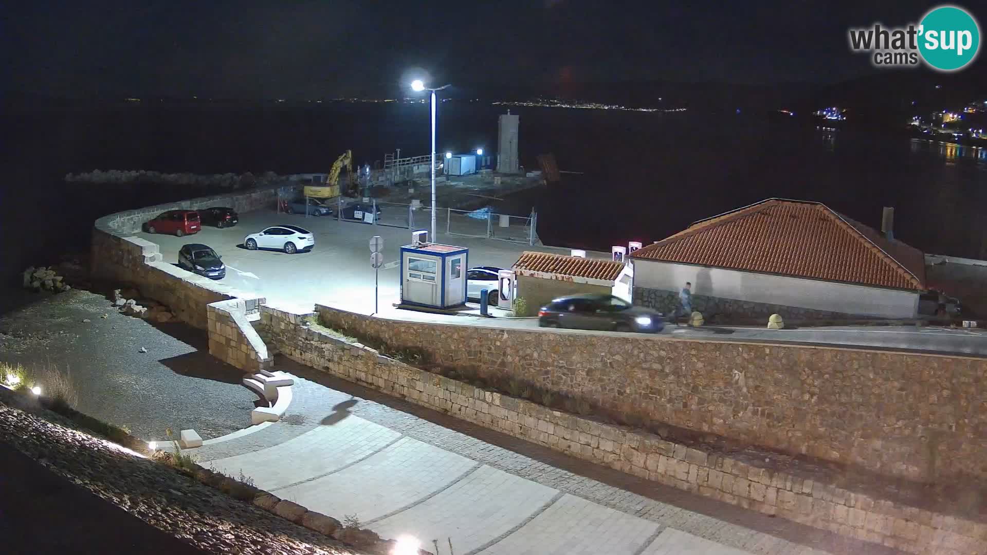 Senj Hafen Webcam – Wellenbrecher & Leuchtturm Liveblick