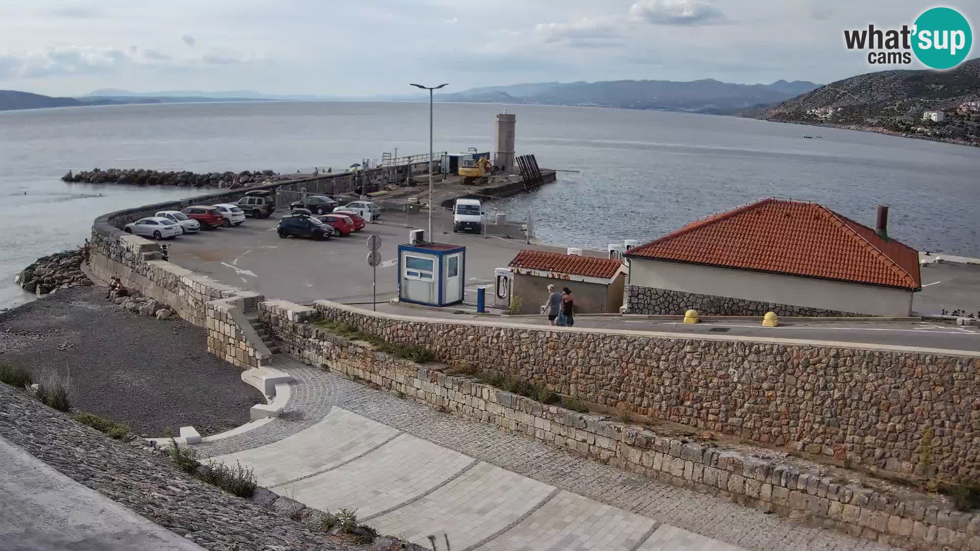 Senj Harbour Webcam – Breakwater & Lighthouse Live View