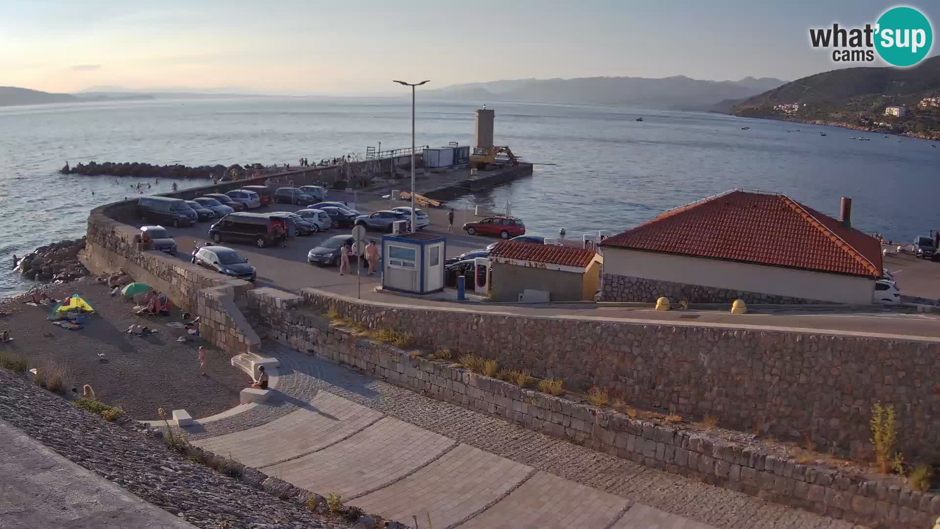Senj Harbour Webcam – Breakwater & Lighthouse Live View