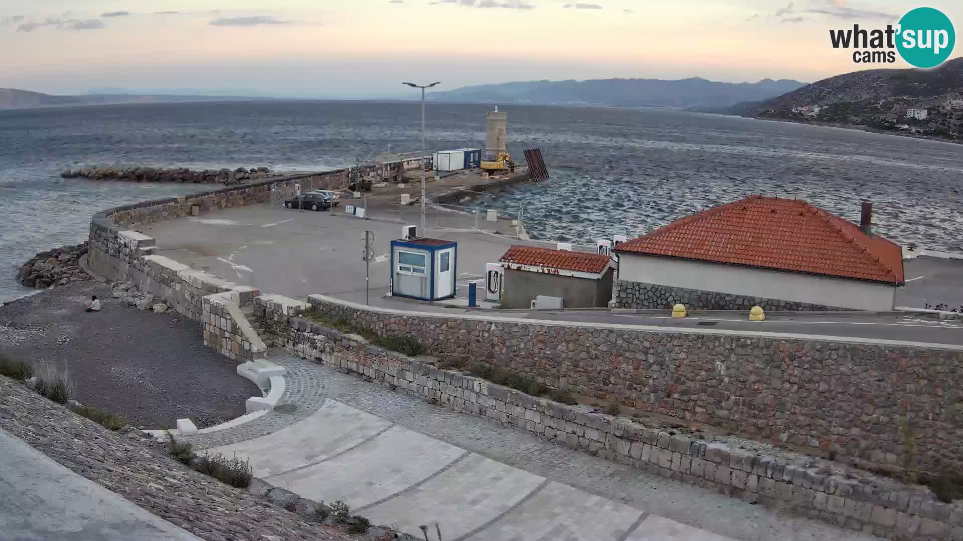 Senj Harbour Webcam – Breakwater & Lighthouse Live View