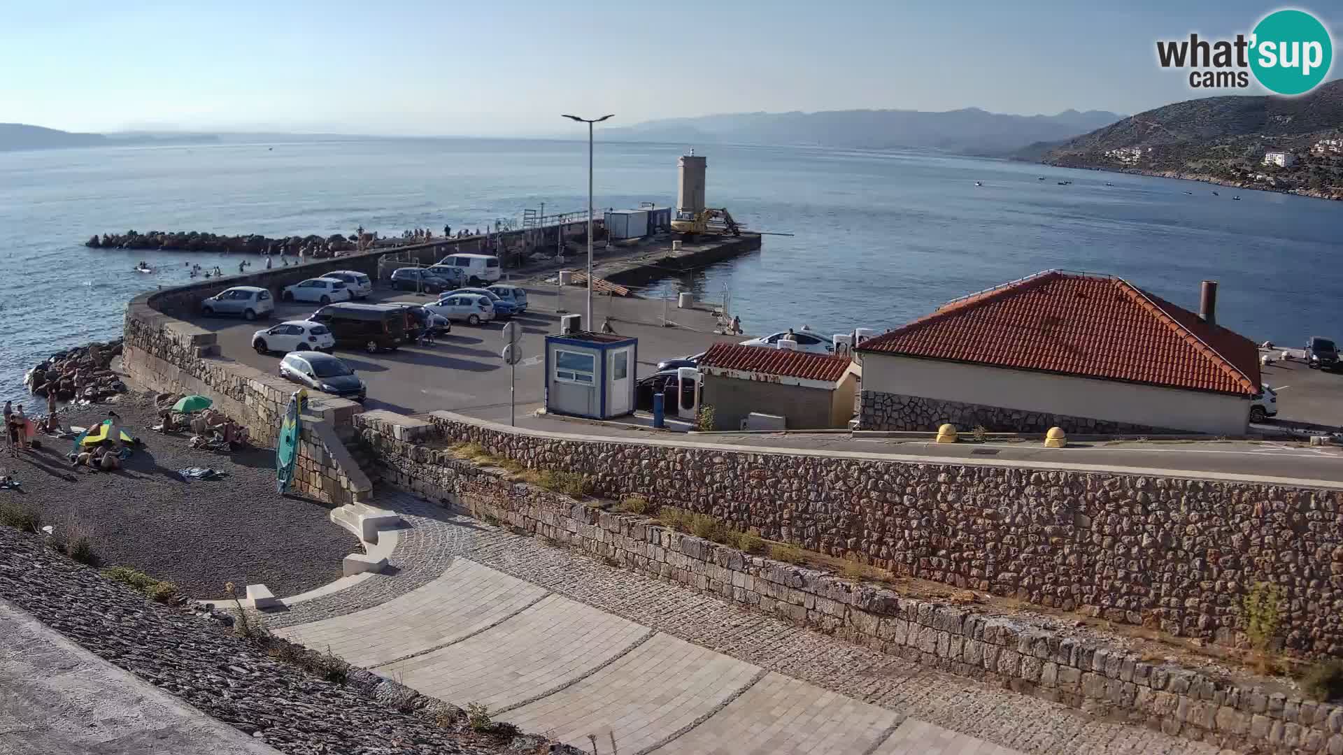 Senj Harbour Webcam – Breakwater & Lighthouse Live View