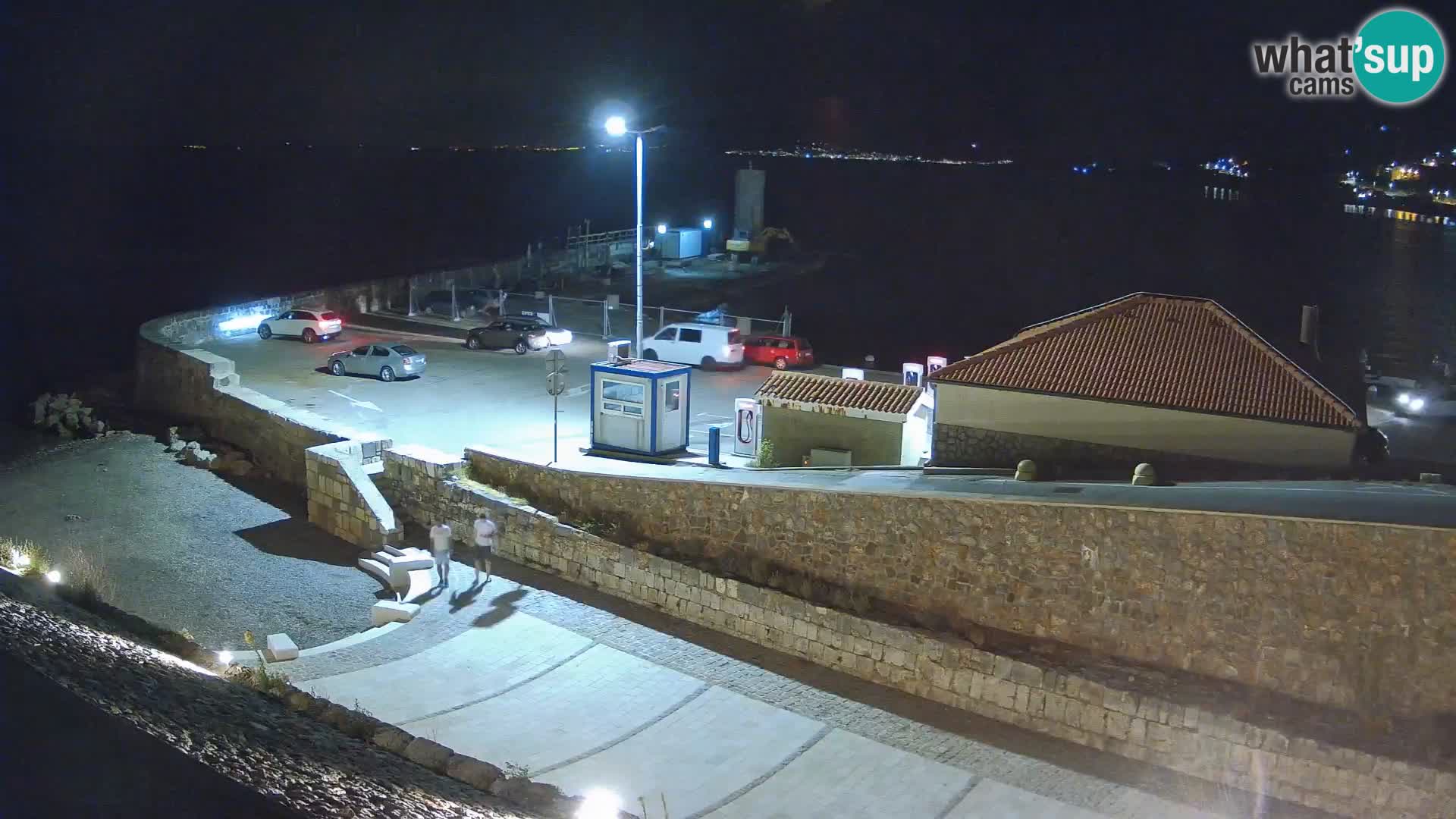 Senj Hafen Webcam – Wellenbrecher & Leuchtturm Liveblick