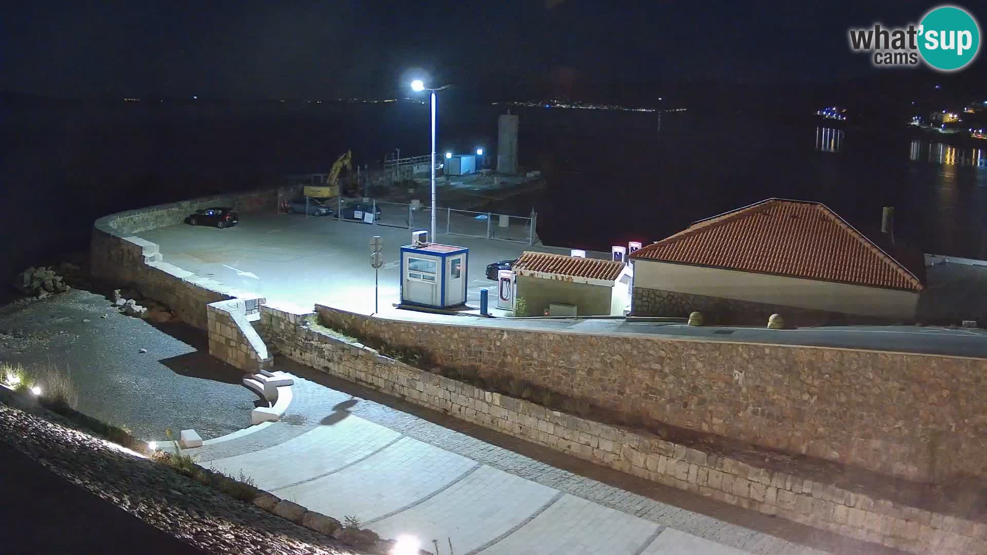 Webcam puerto de Senj – Rompeolas y faro en directo