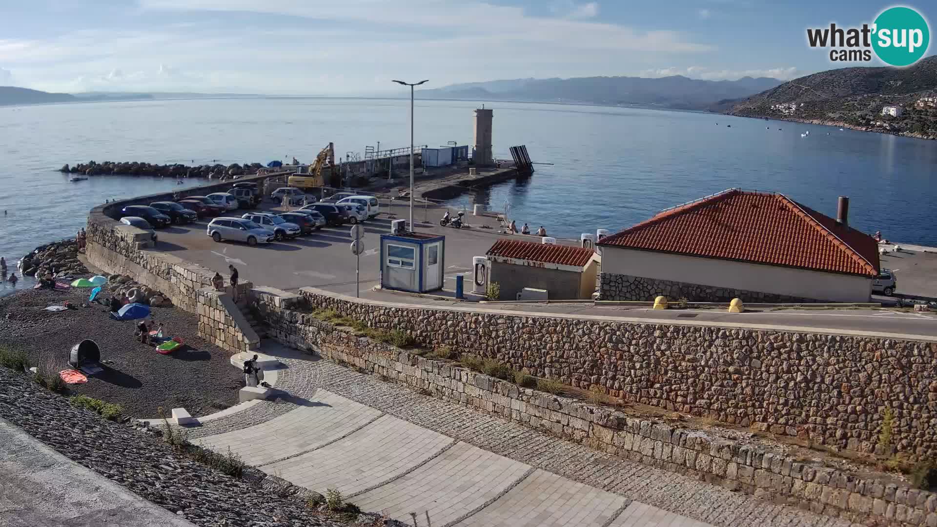 Senj Harbour Webcam – Breakwater & Lighthouse Live View