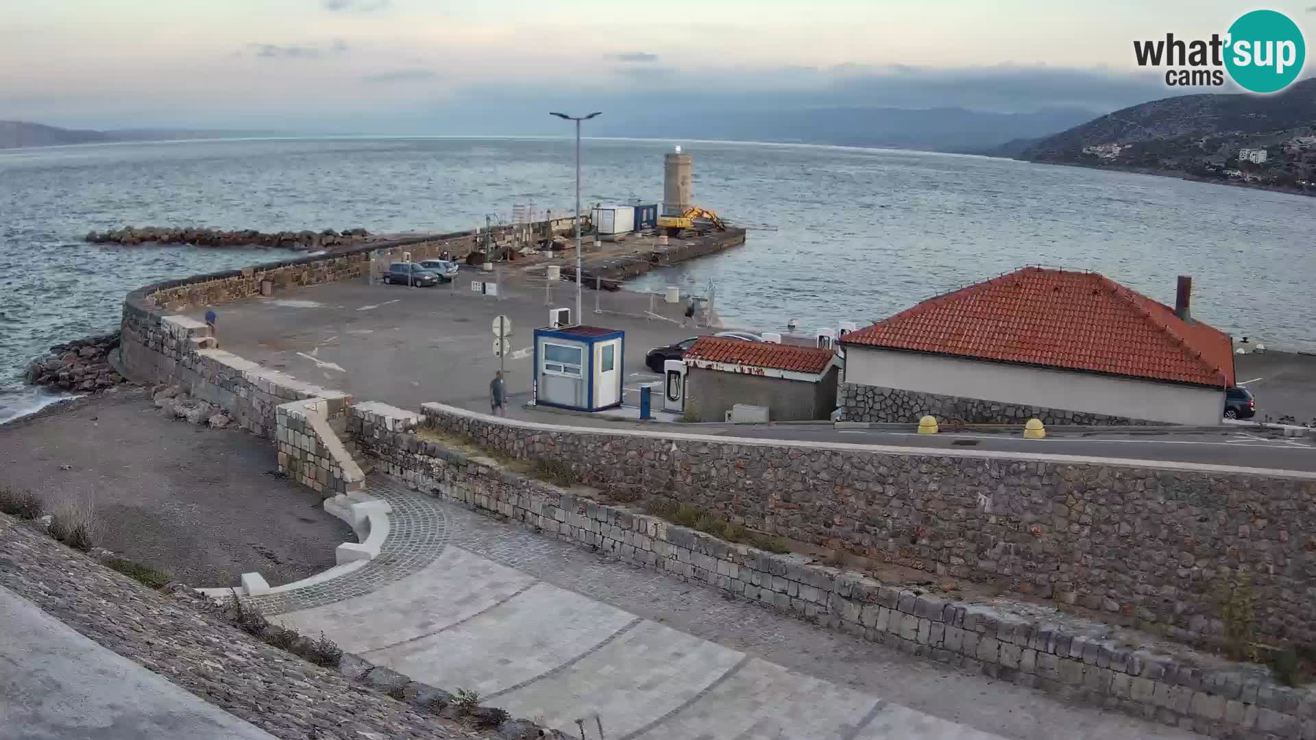 Senj Harbour Webcam – Breakwater & Lighthouse Live View