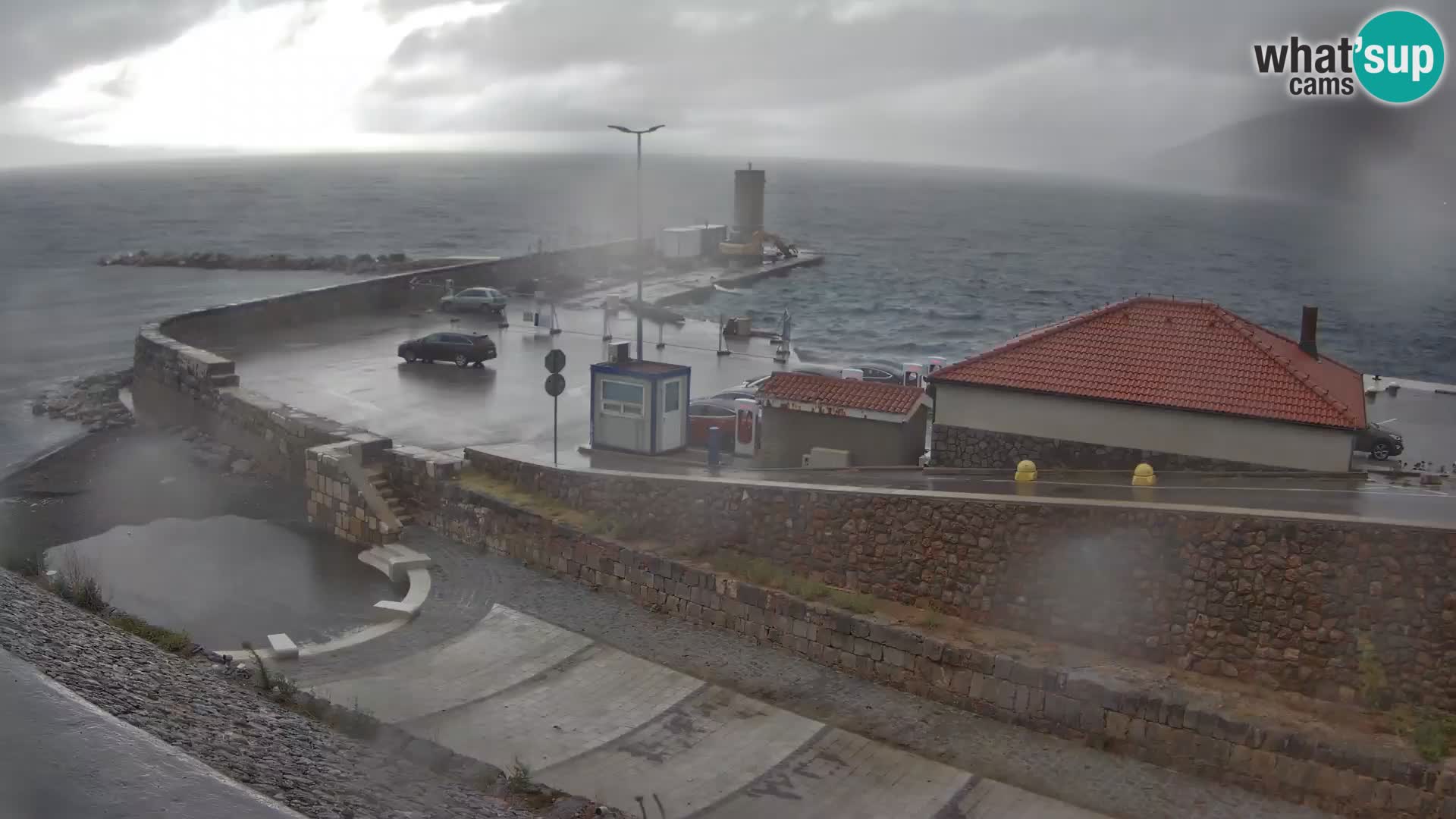 Senj Harbour Webcam – Breakwater & Lighthouse Live View