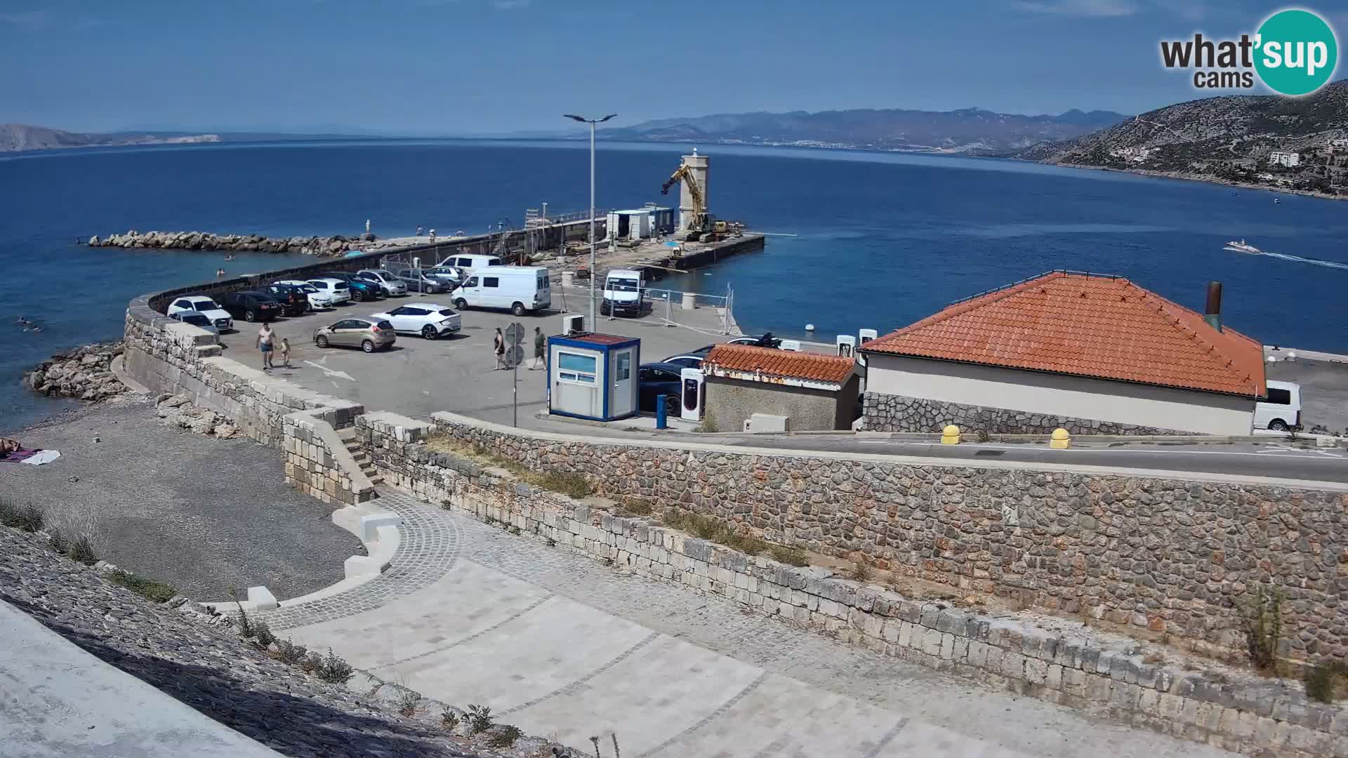 Web kamera Senj luka – Lukobran i svjetionik uživo