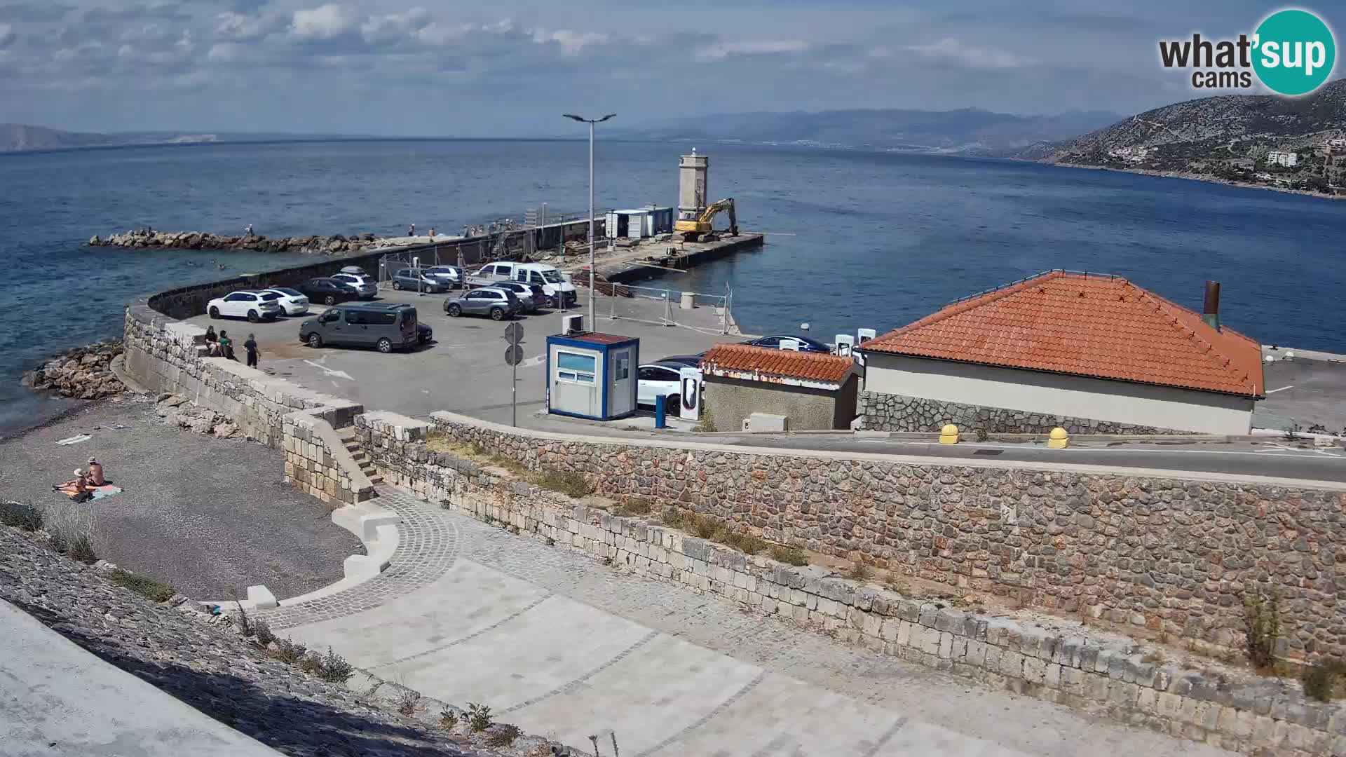 Webcam Porto di Segna – Frangiflutti e Faro in diretta