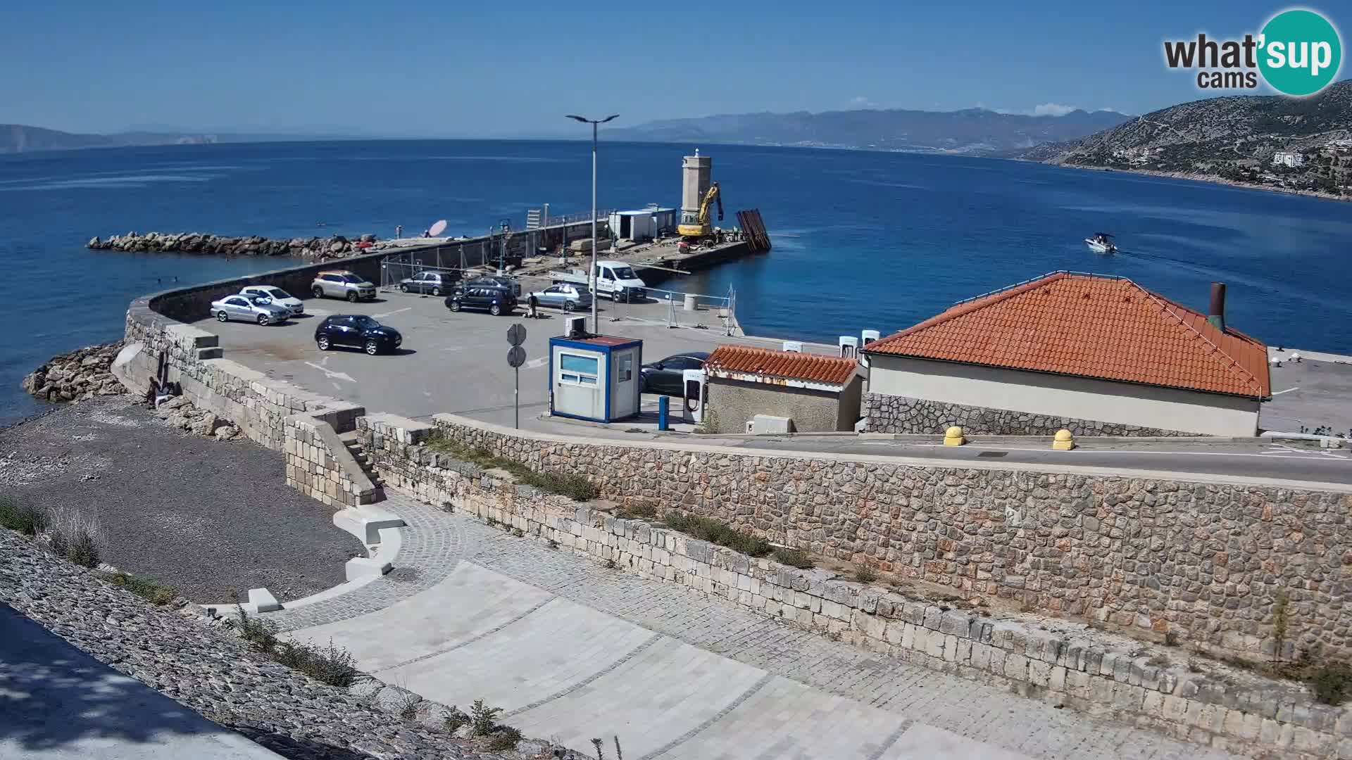 Webcam Porto di Segna – Frangiflutti e Faro in diretta