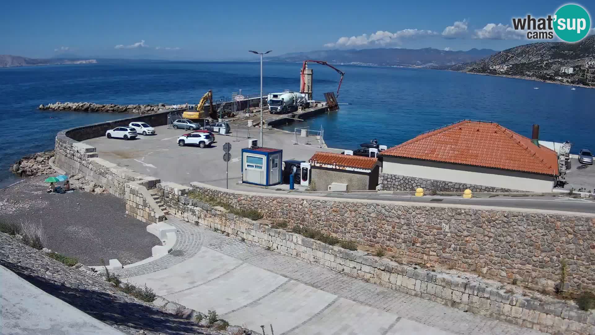 Senj Harbour Webcam – Breakwater & Lighthouse Live View