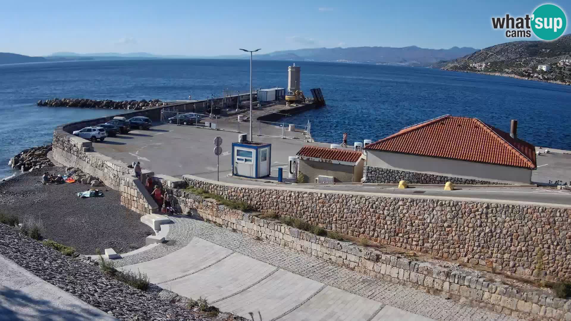 Web kamera Senj luka – Lukobran i svjetionik uživo
