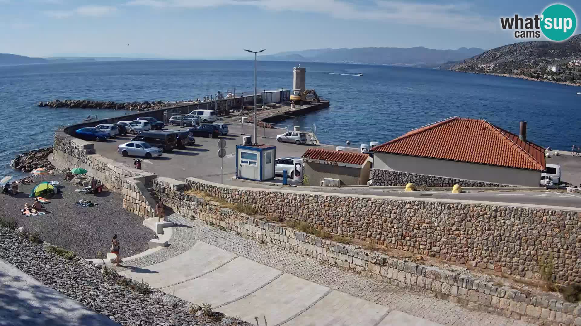 Webcam Porto di Segna – Frangiflutti e Faro in diretta