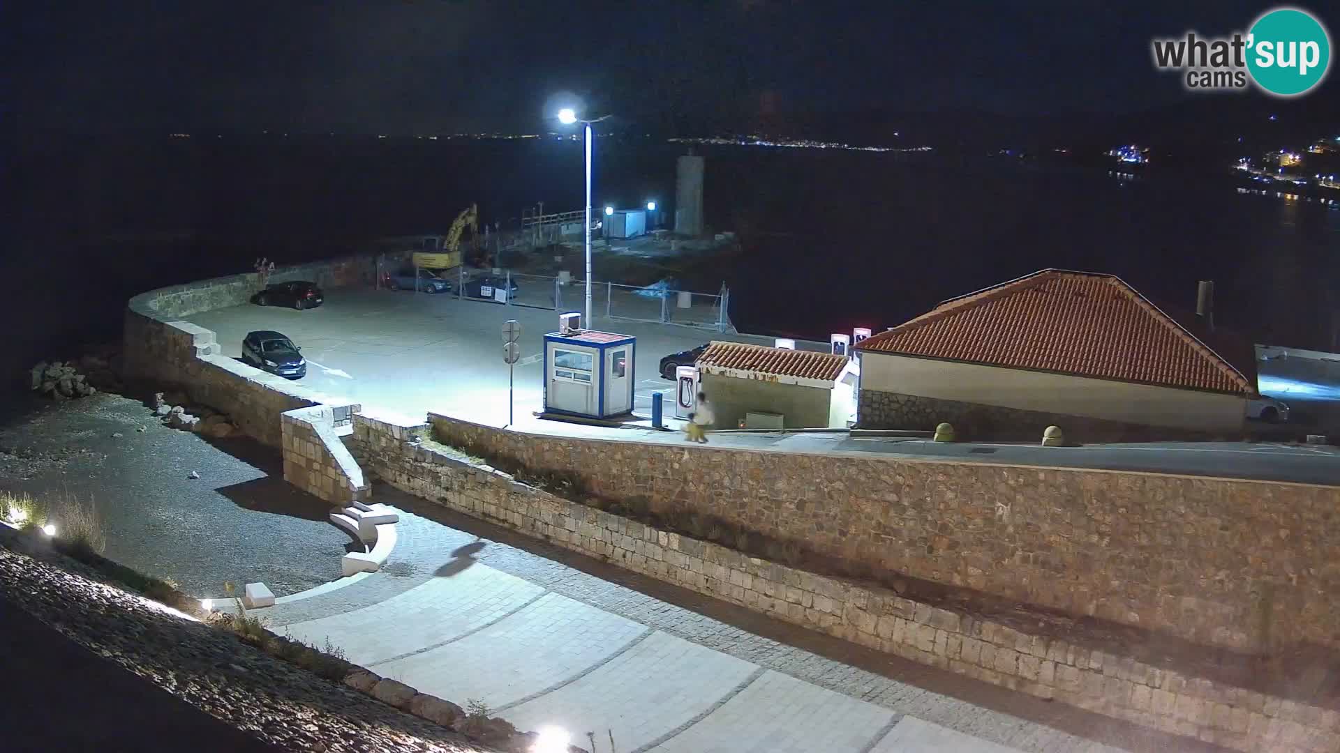 Senj Hafen Webcam – Wellenbrecher & Leuchtturm Liveblick