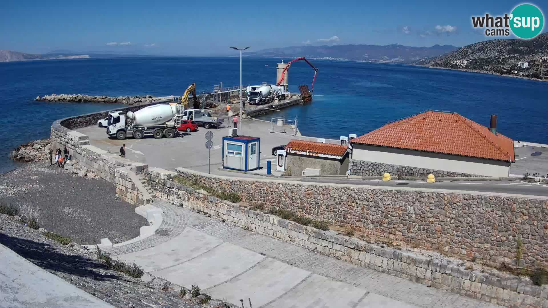 Senj Harbour Webcam – Breakwater & Lighthouse Live View