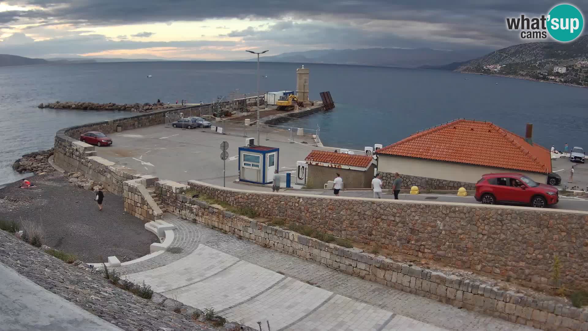 Senj Harbour Webcam – Breakwater & Lighthouse Live View