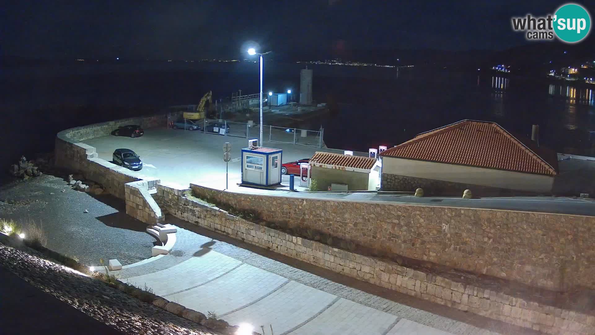 Webcam puerto de Senj – Rompeolas y faro en directo