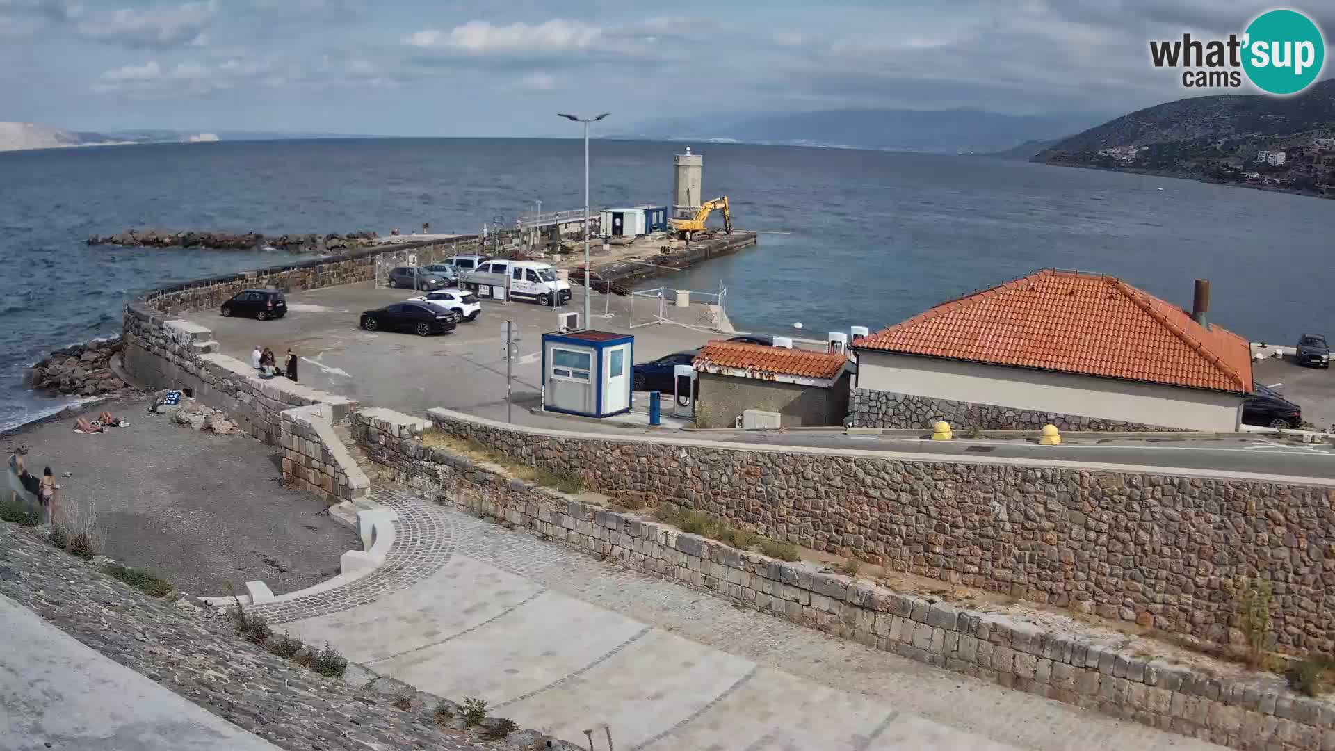 Senj Harbour Webcam – Breakwater & Lighthouse Live View