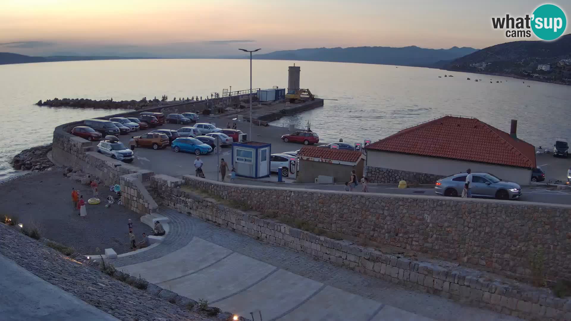 Senj Harbour Webcam – Breakwater & Lighthouse Live View