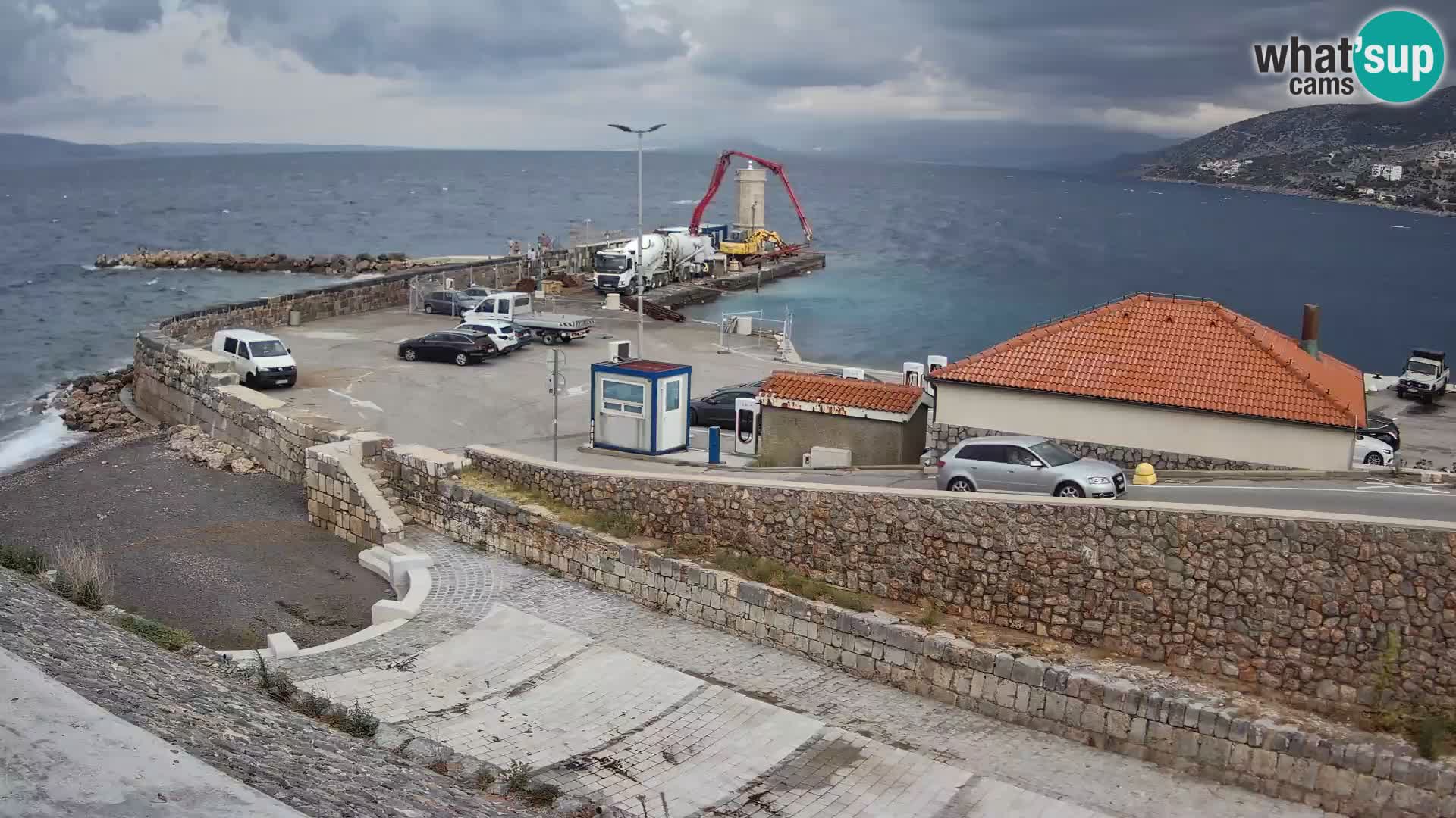 Senj Harbour Webcam – Breakwater & Lighthouse Live View