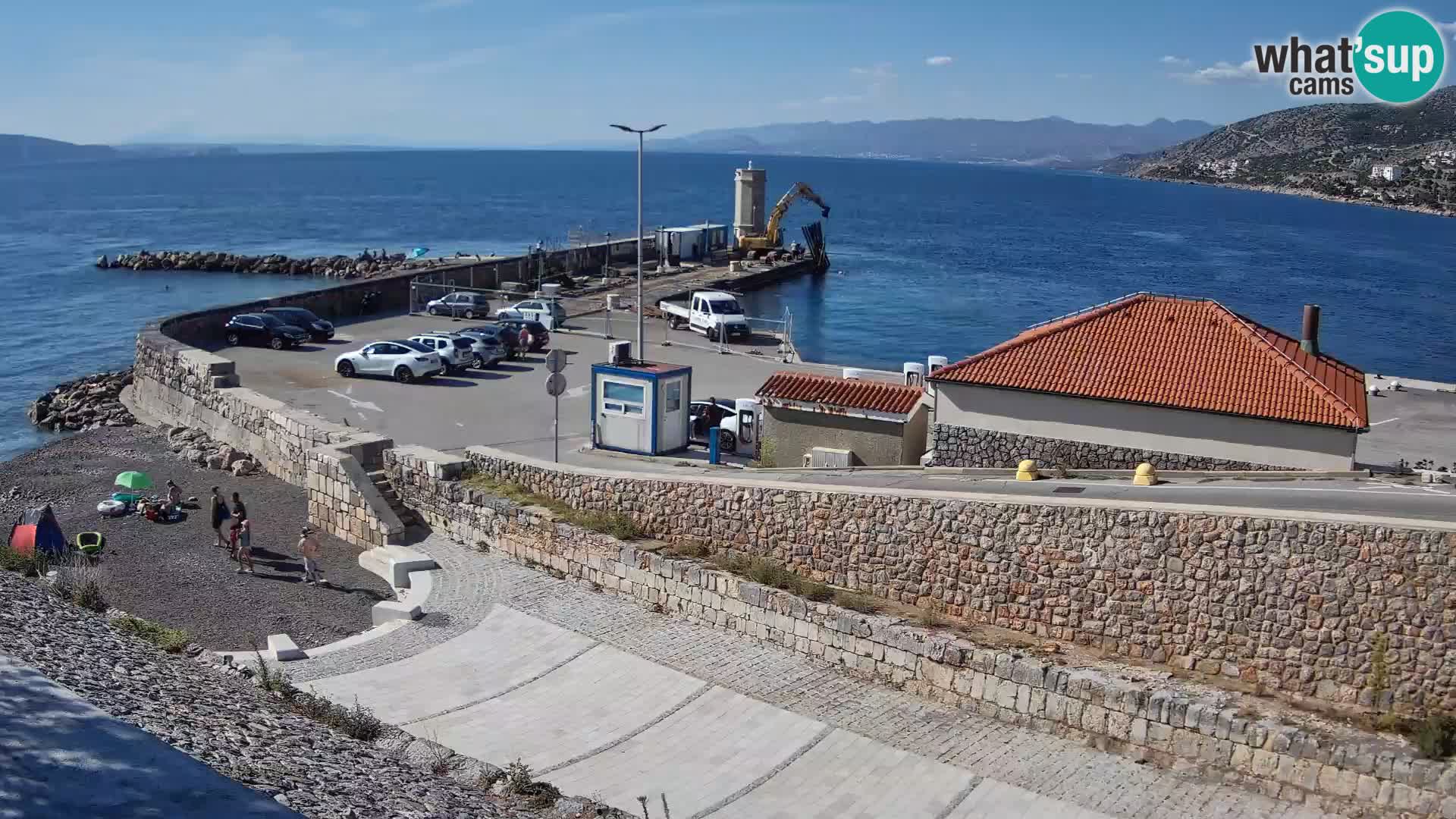 Senj Harbour Webcam – Breakwater & Lighthouse Live View