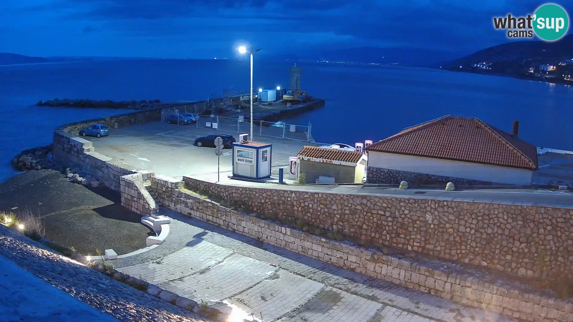 Senj Harbour Webcam – Breakwater & Lighthouse Live View
