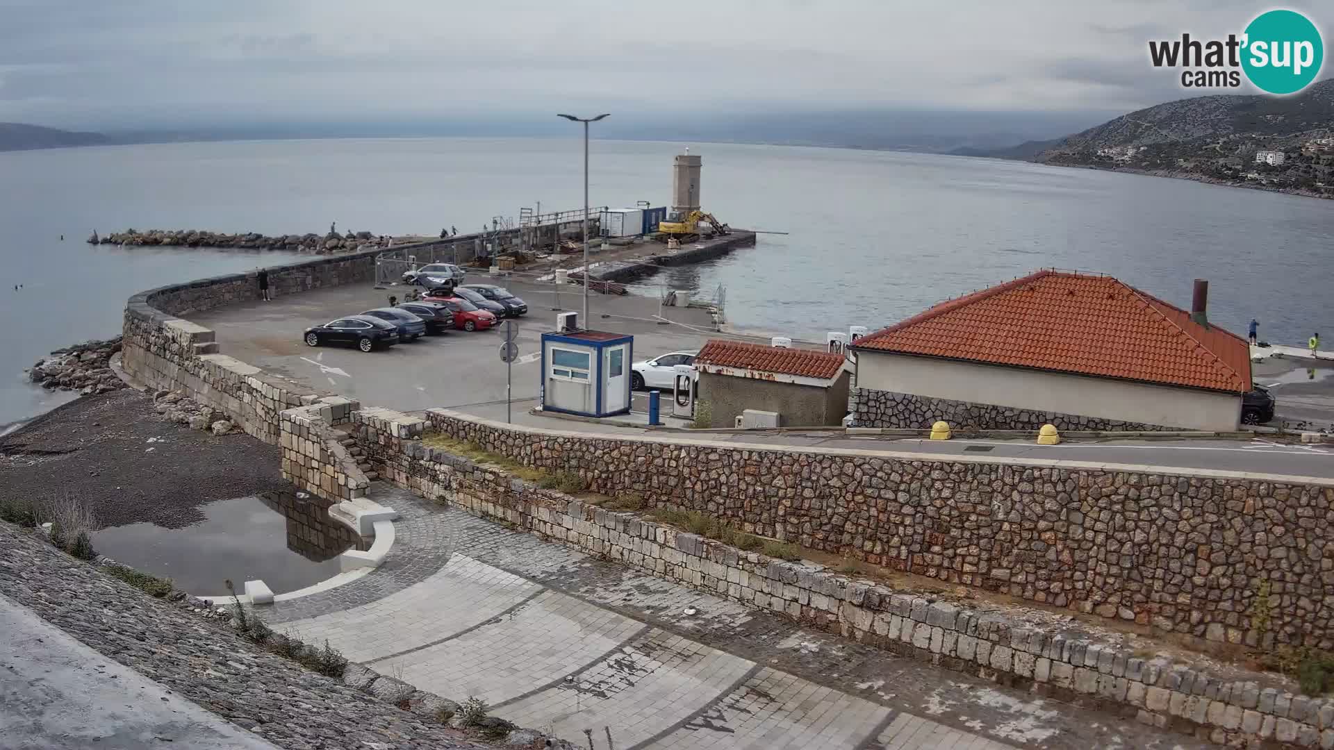 Web kamera Senj luka – Lukobran i svjetionik uživo