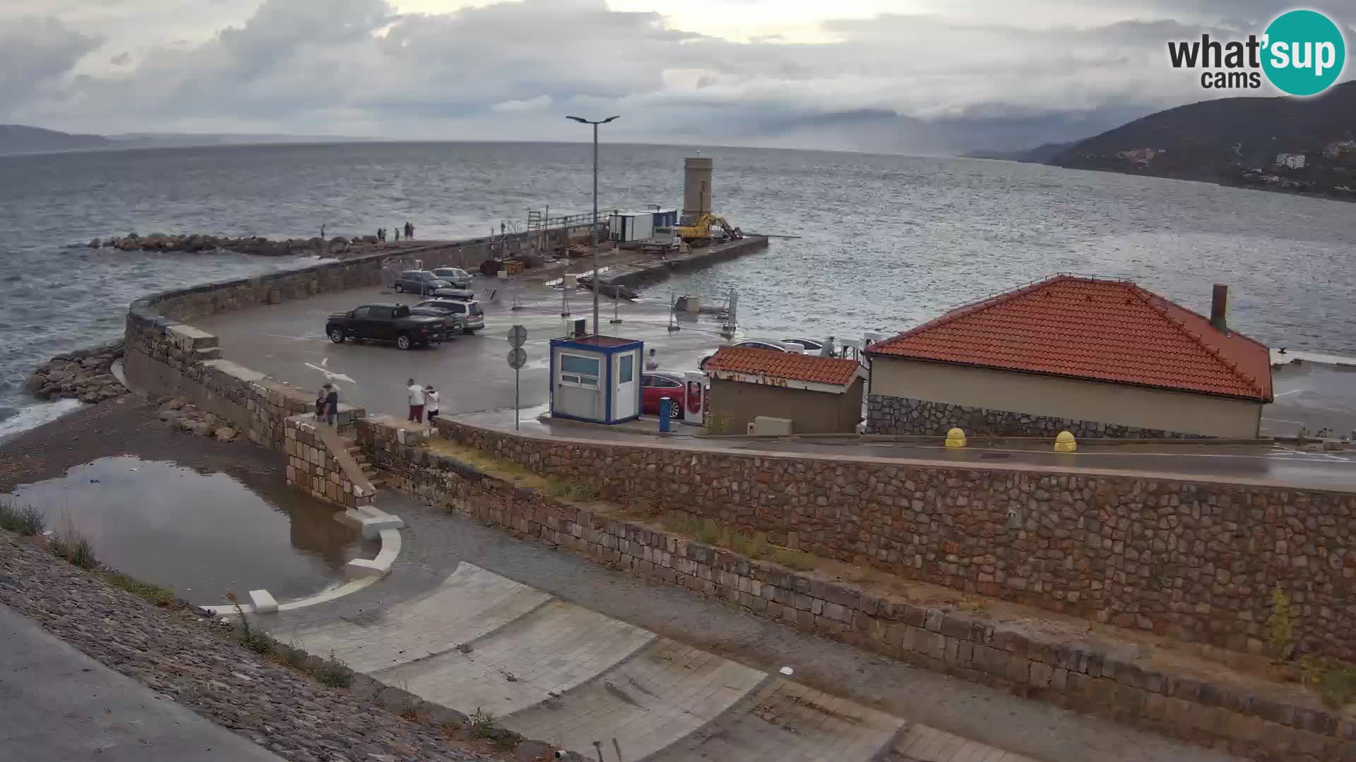 Senj Harbour Webcam – Breakwater & Lighthouse Live View