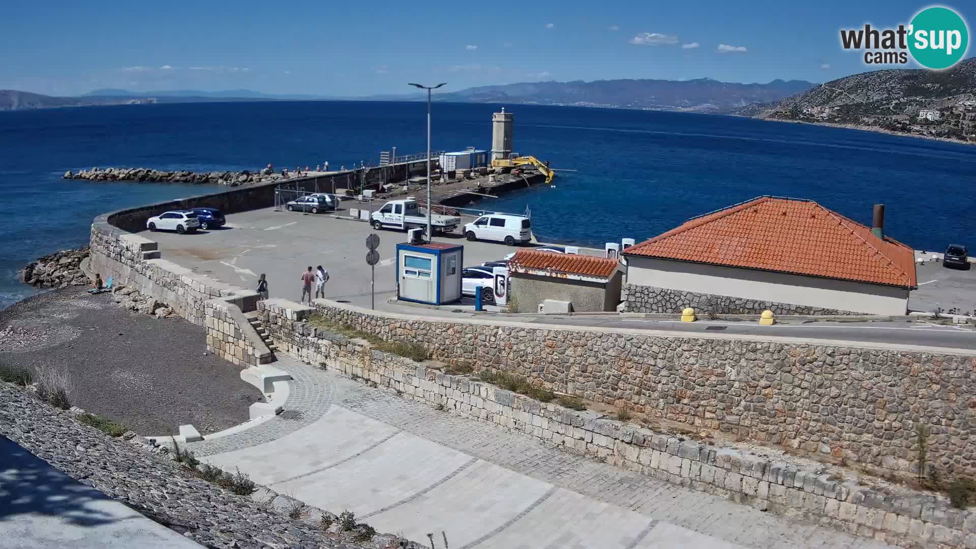 Senj Harbour Webcam – Breakwater & Lighthouse Live View