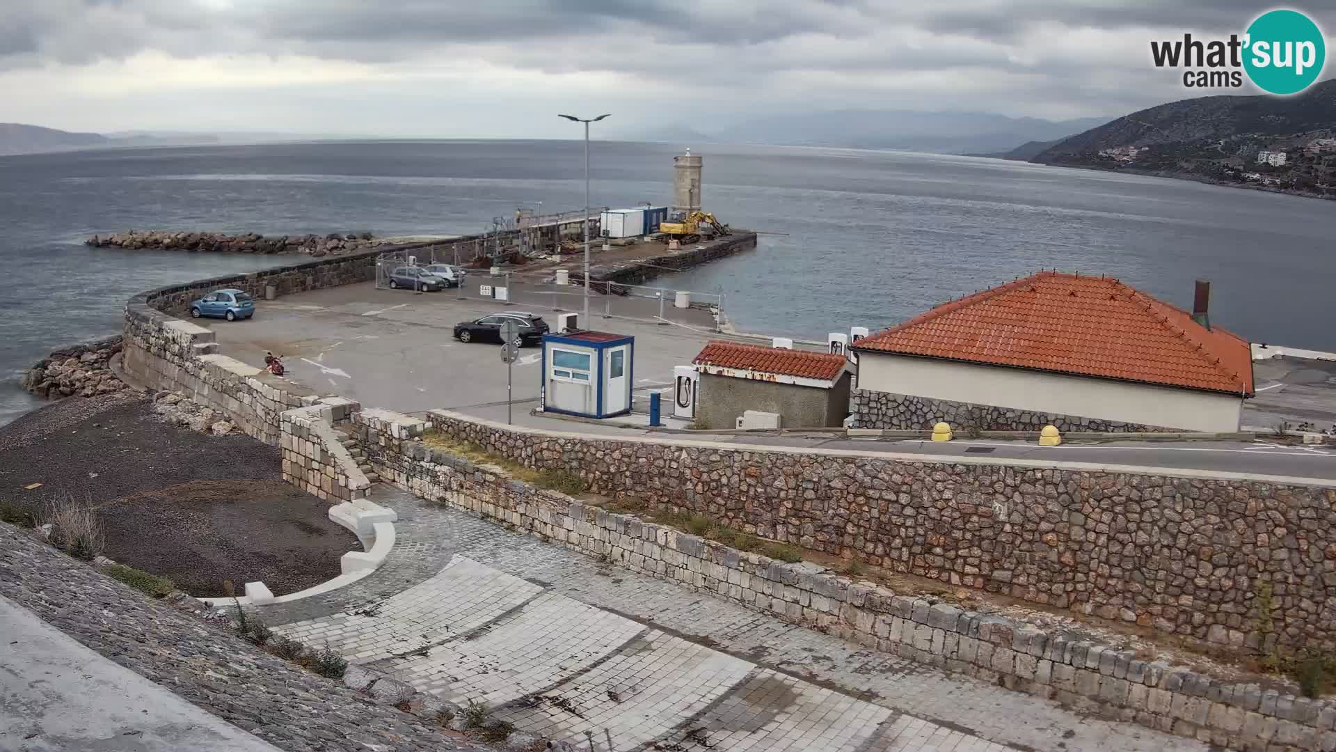 Senj Harbour Webcam – Breakwater & Lighthouse Live View