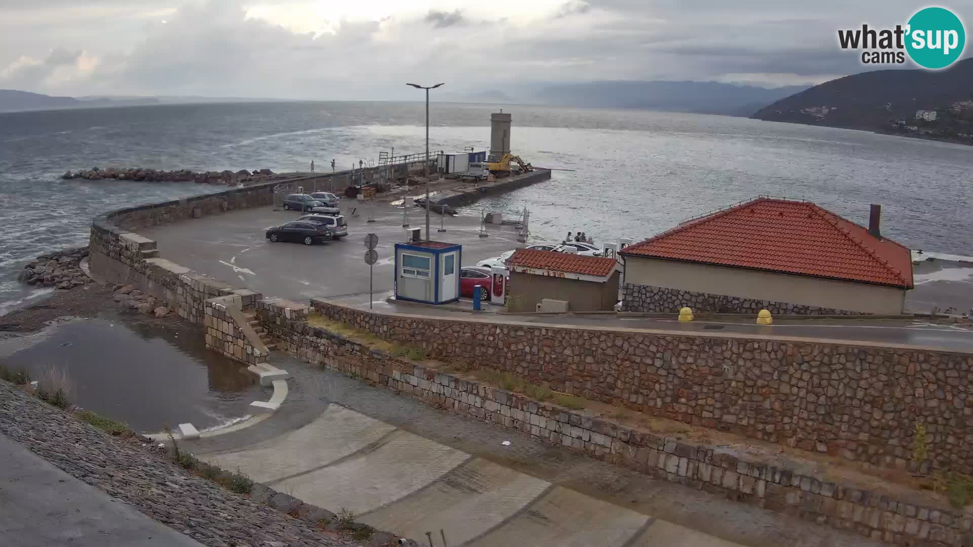 Senj Harbour Webcam – Breakwater & Lighthouse Live View