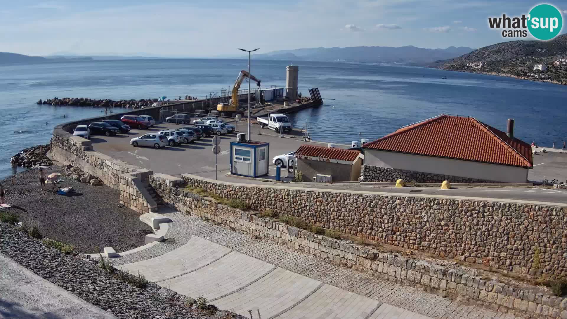 Webcam Porto di Segna – Frangiflutti e Faro in diretta
