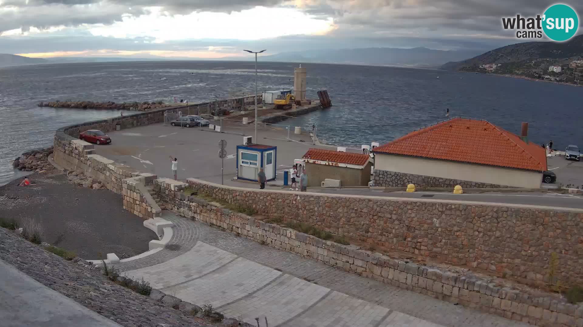 Senj Harbour Webcam – Breakwater & Lighthouse Live View