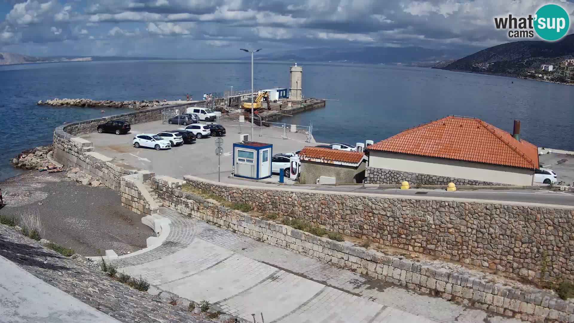 Senj Harbour Webcam – Breakwater & Lighthouse Live View