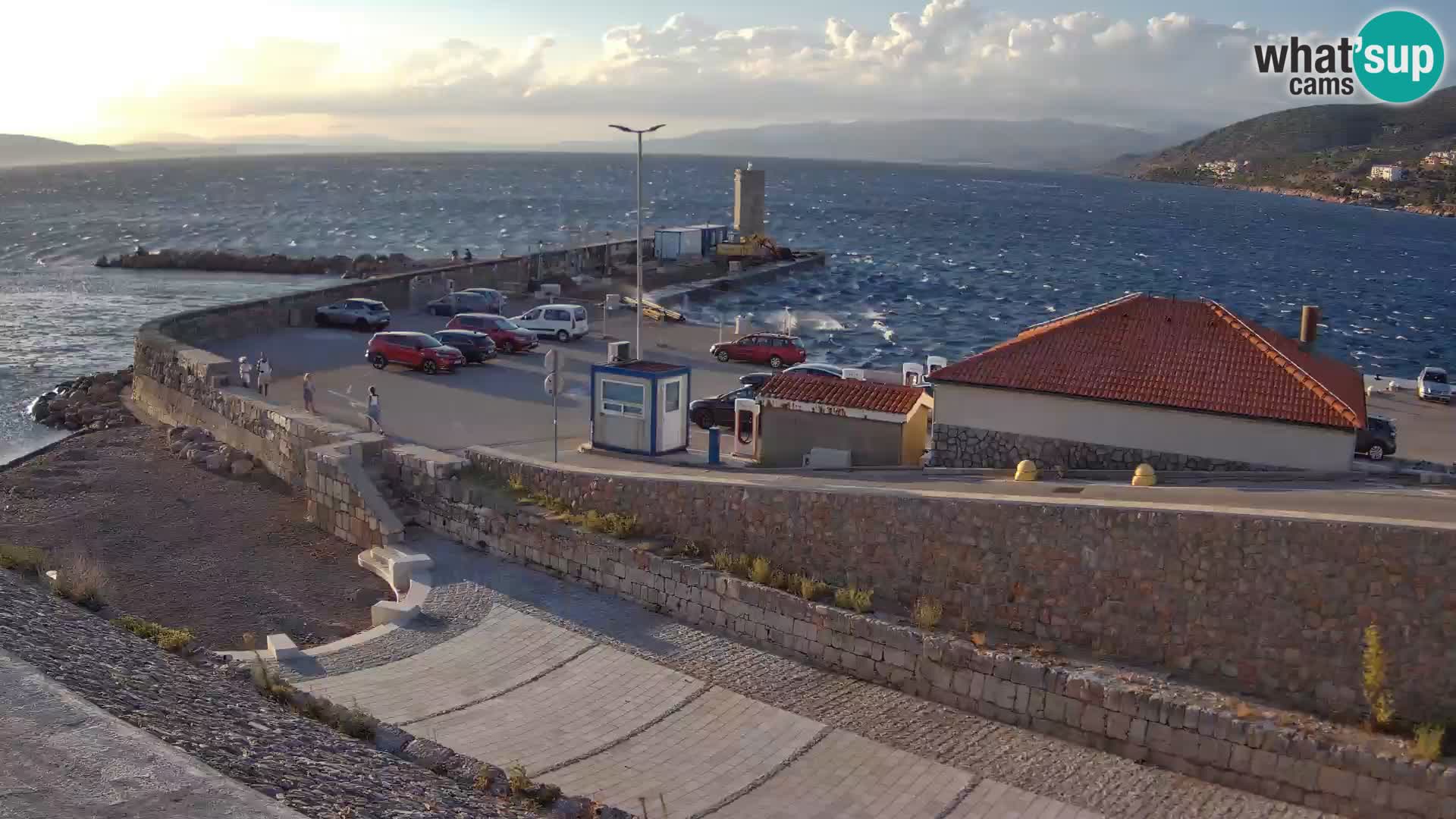 Senj Harbour Webcam – Breakwater & Lighthouse Live View