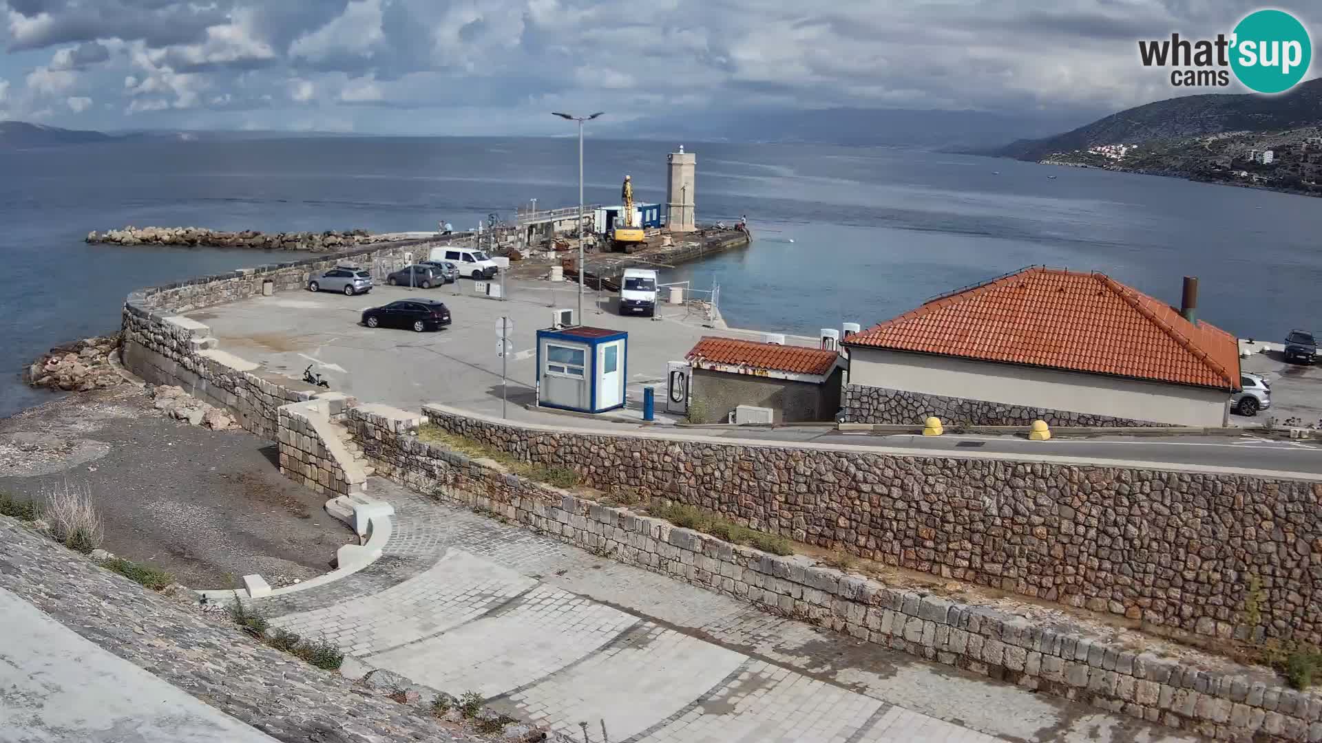 Senj Harbour Webcam – Breakwater & Lighthouse Live View
