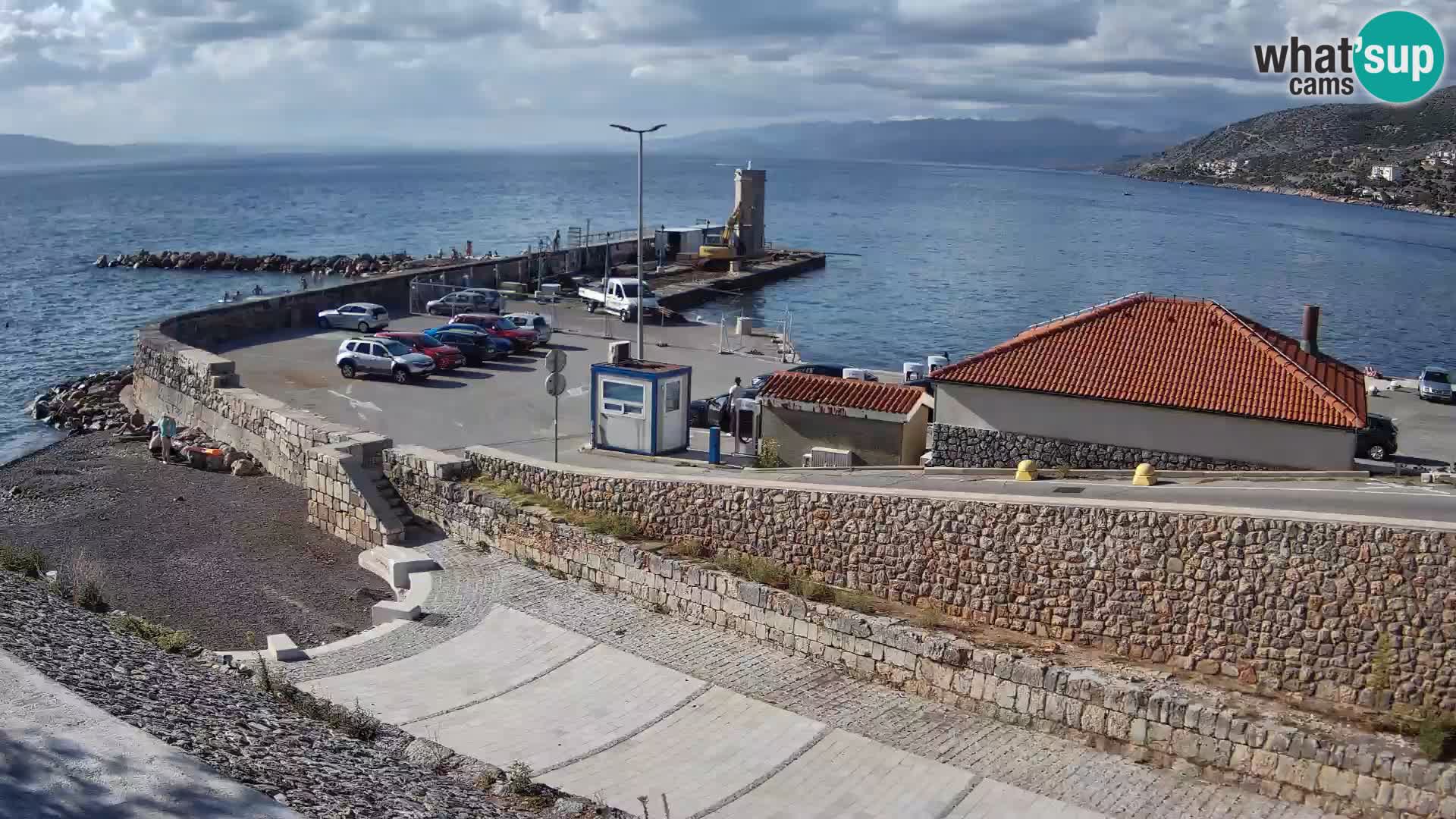Webcam Porto di Segna – Frangiflutti e Faro in diretta
