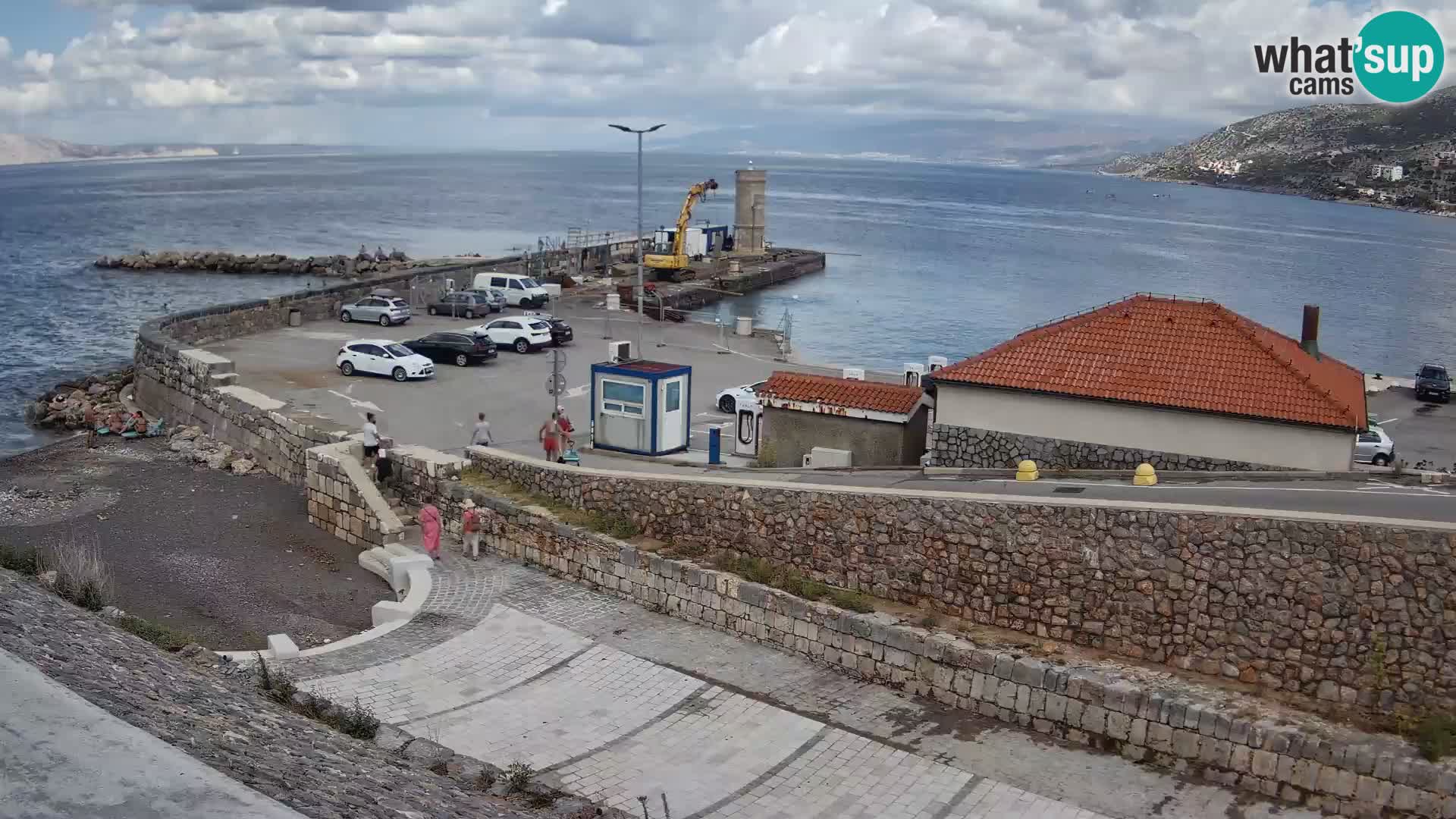 Senj Harbour Webcam – Breakwater & Lighthouse Live View