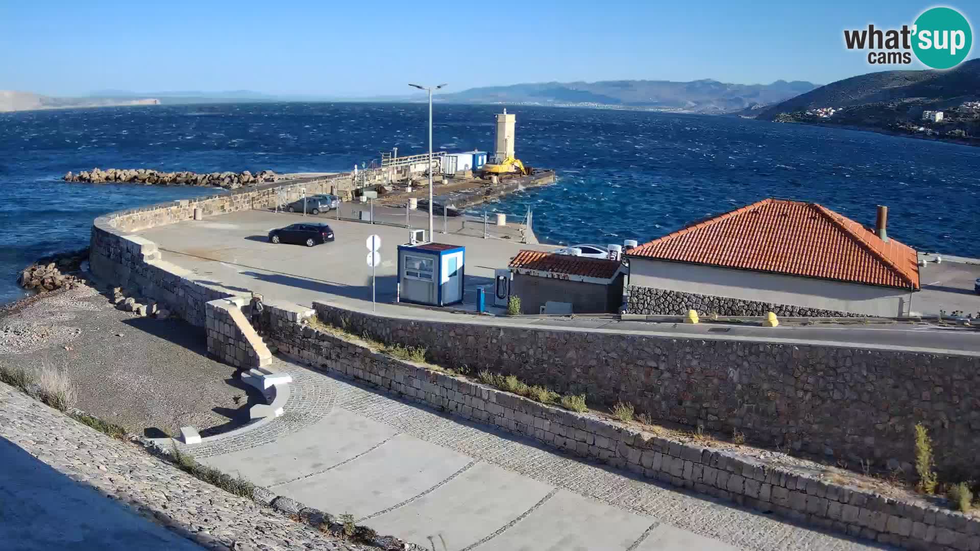 Webcam Porto di Segna – Frangiflutti e Faro in diretta