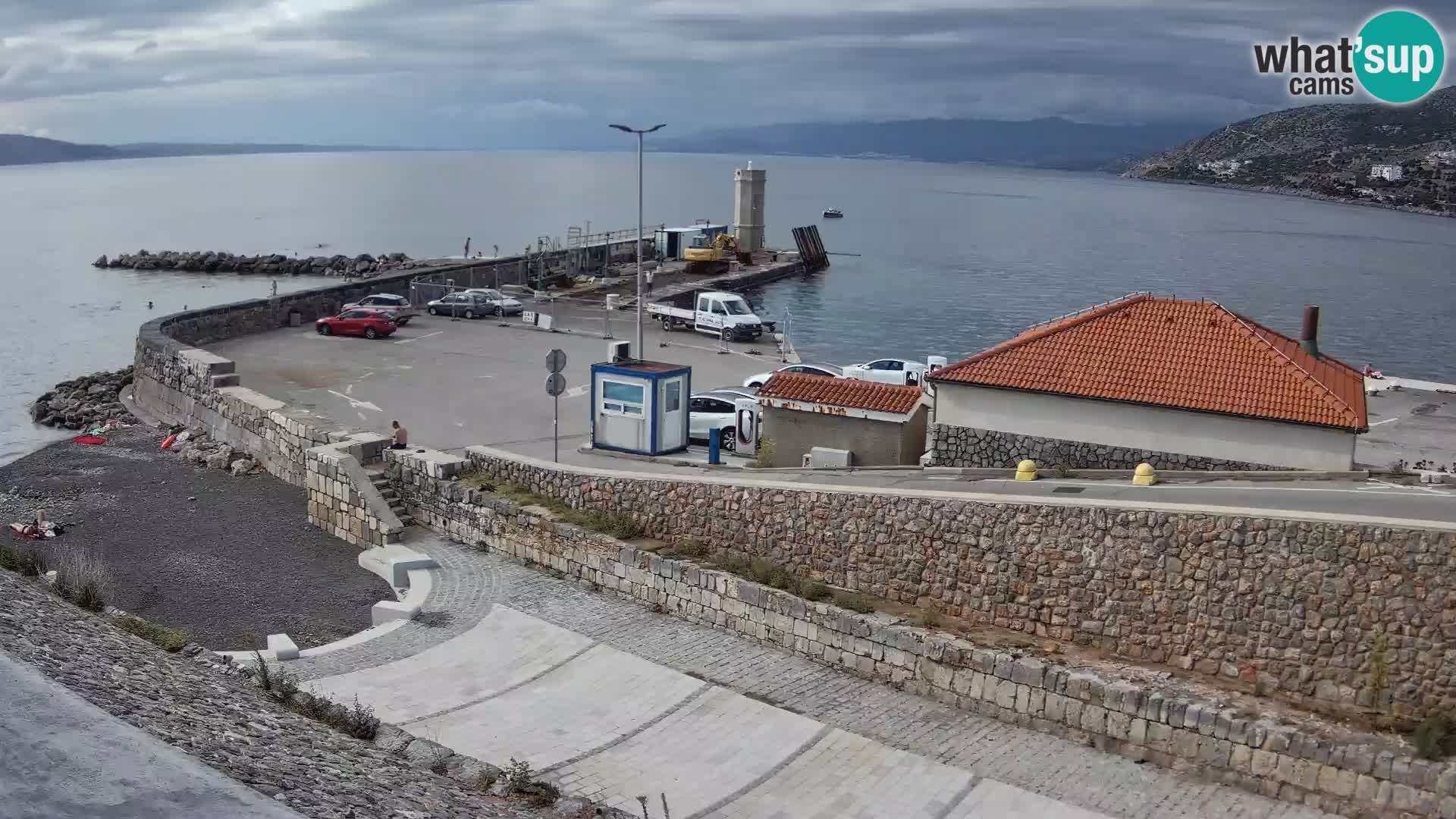Senj Harbour Webcam – Breakwater & Lighthouse Live View