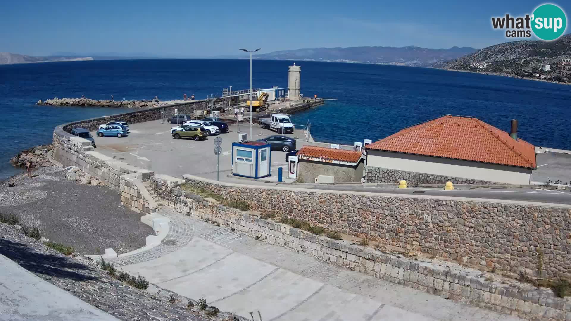Webcam Porto di Segna – Frangiflutti e Faro in diretta