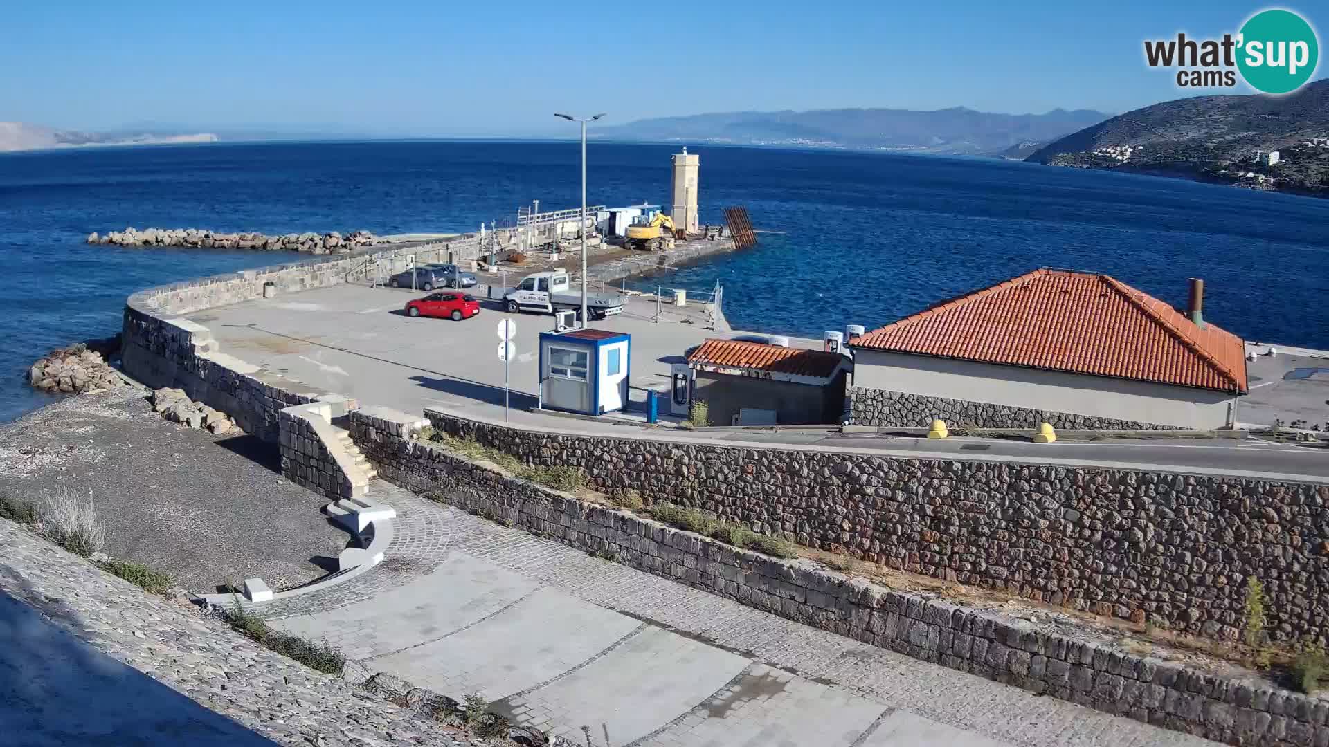 Senj Harbour Webcam – Breakwater & Lighthouse Live View